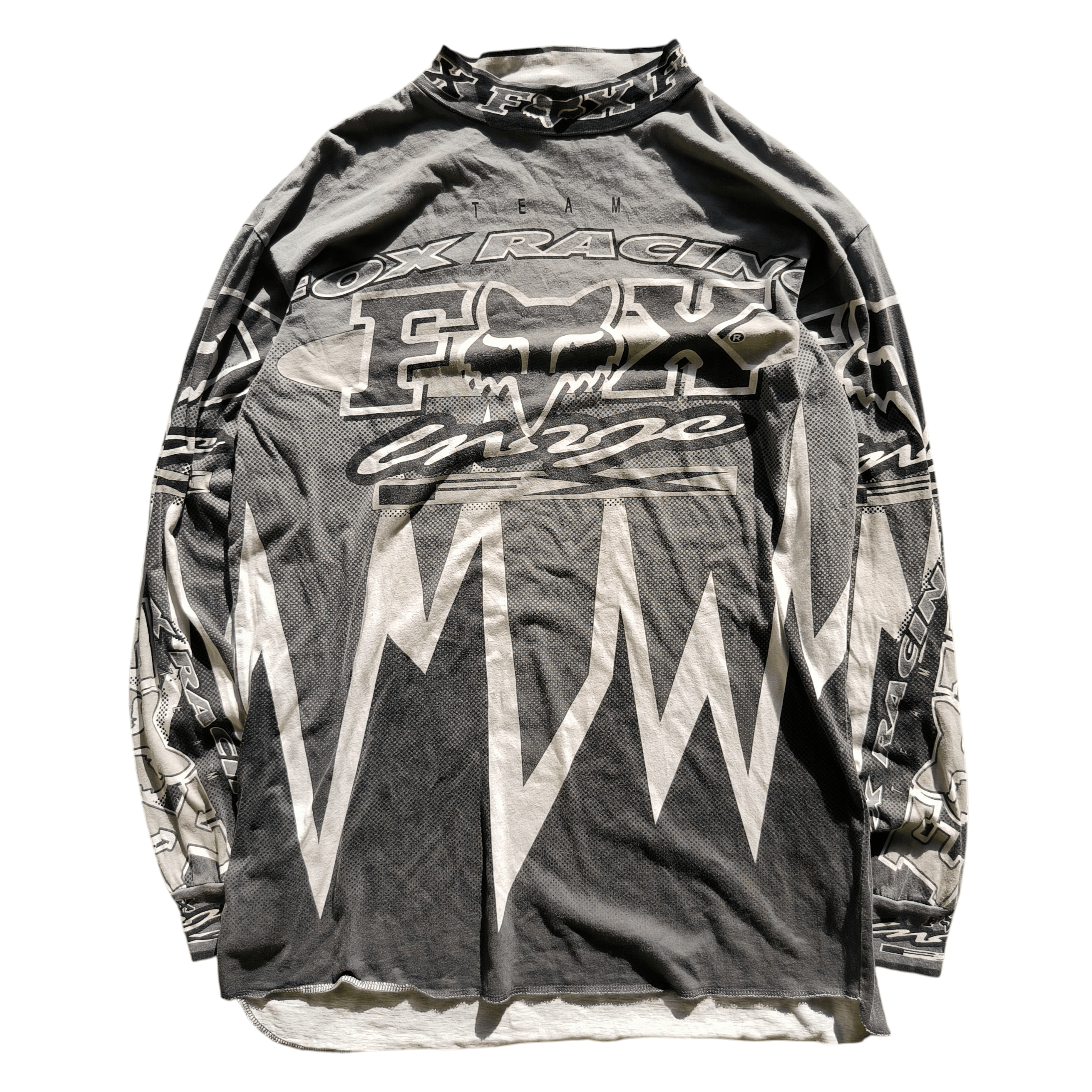 Fox Racing Vintage 1990s Fox Racing AOP LS Size US L / EU 52-54 / 3 - 1 Thumbnail