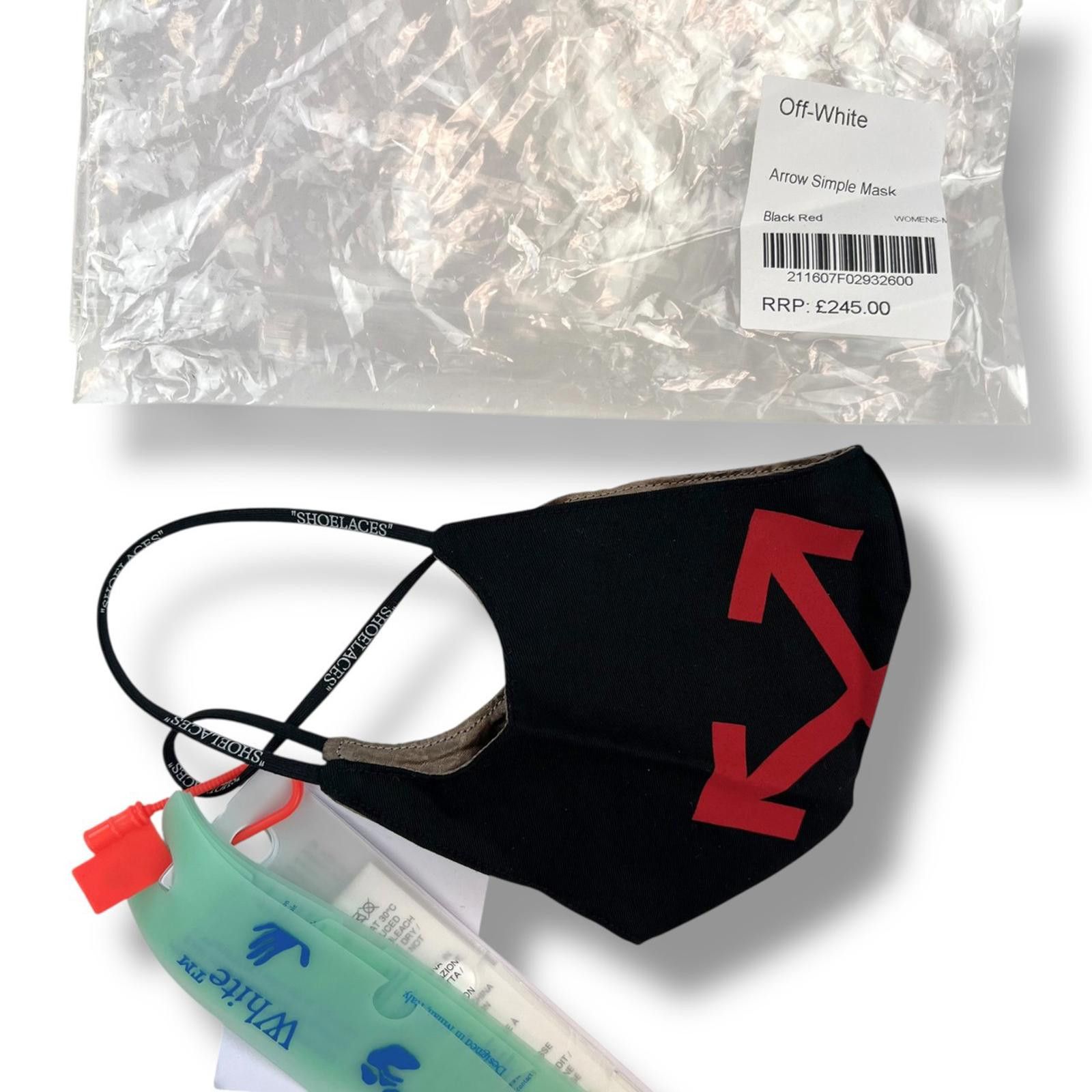 Off-White Off-White Arrows Mask Black Red Size ONE SIZE - 2 Thumbnail