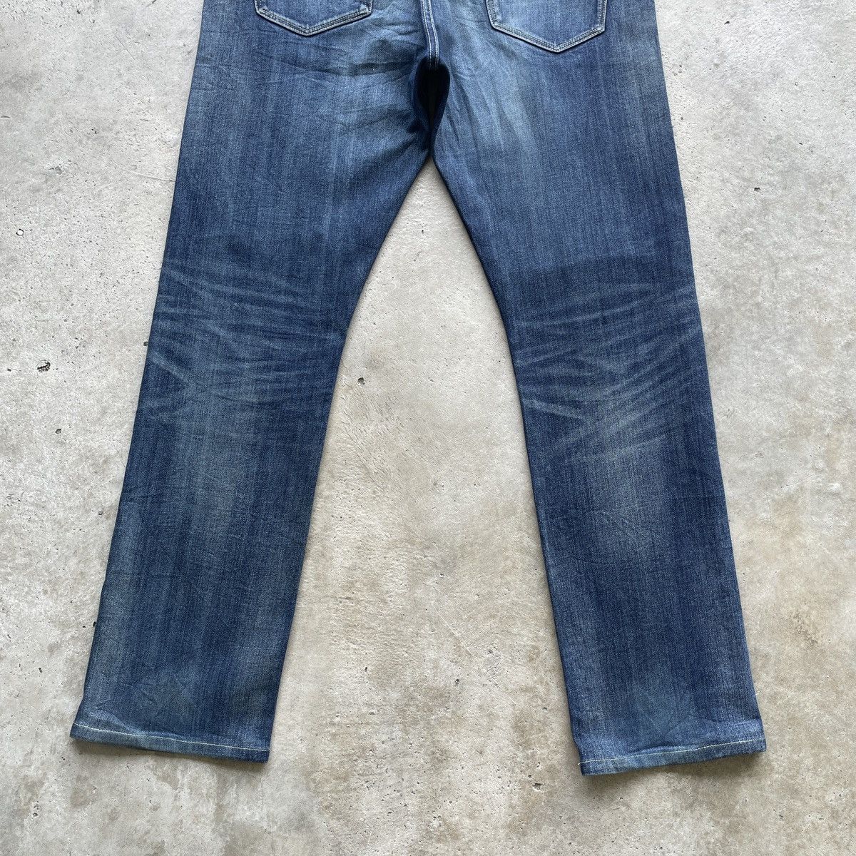 Japanese Brand Vintage Japanese Distressed Jeans MudWash Faded Denim Pants Size US 37 - 9 Thumbnail