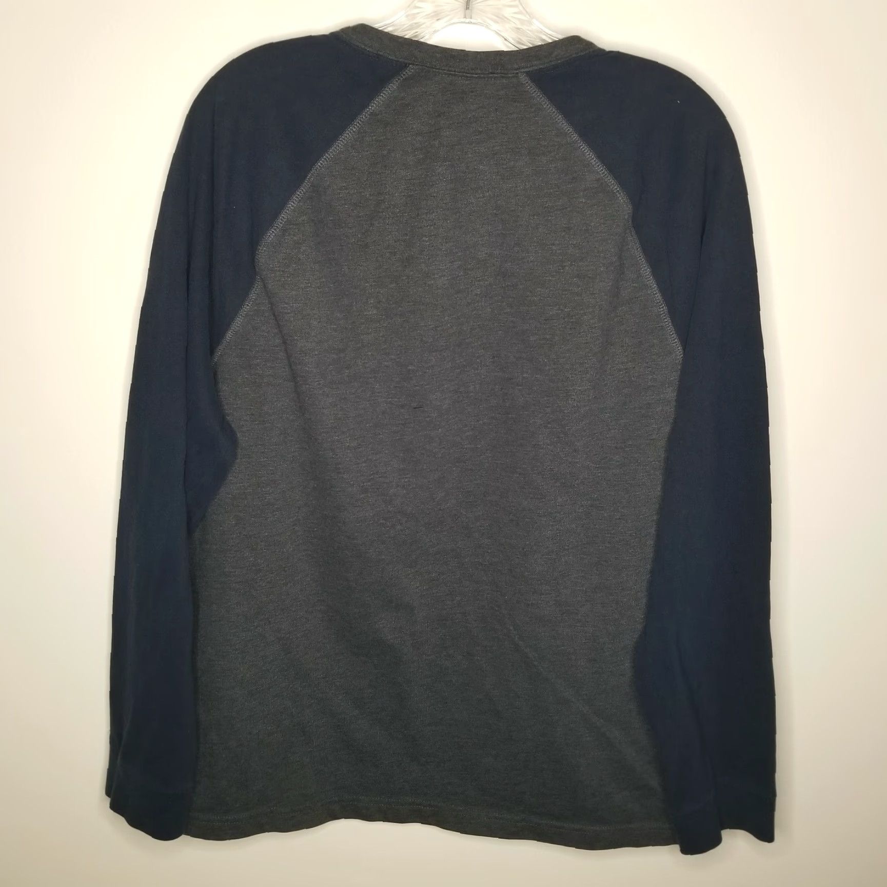Vintage VINTAGE? (No) St. John's Bay Polo Shirt Men Long Sleeve Size Large Blue Gray 3 Button Shirt Mens L Gray/Blue Size US L / EU 52-54 / 3 - 4 Thumbnail