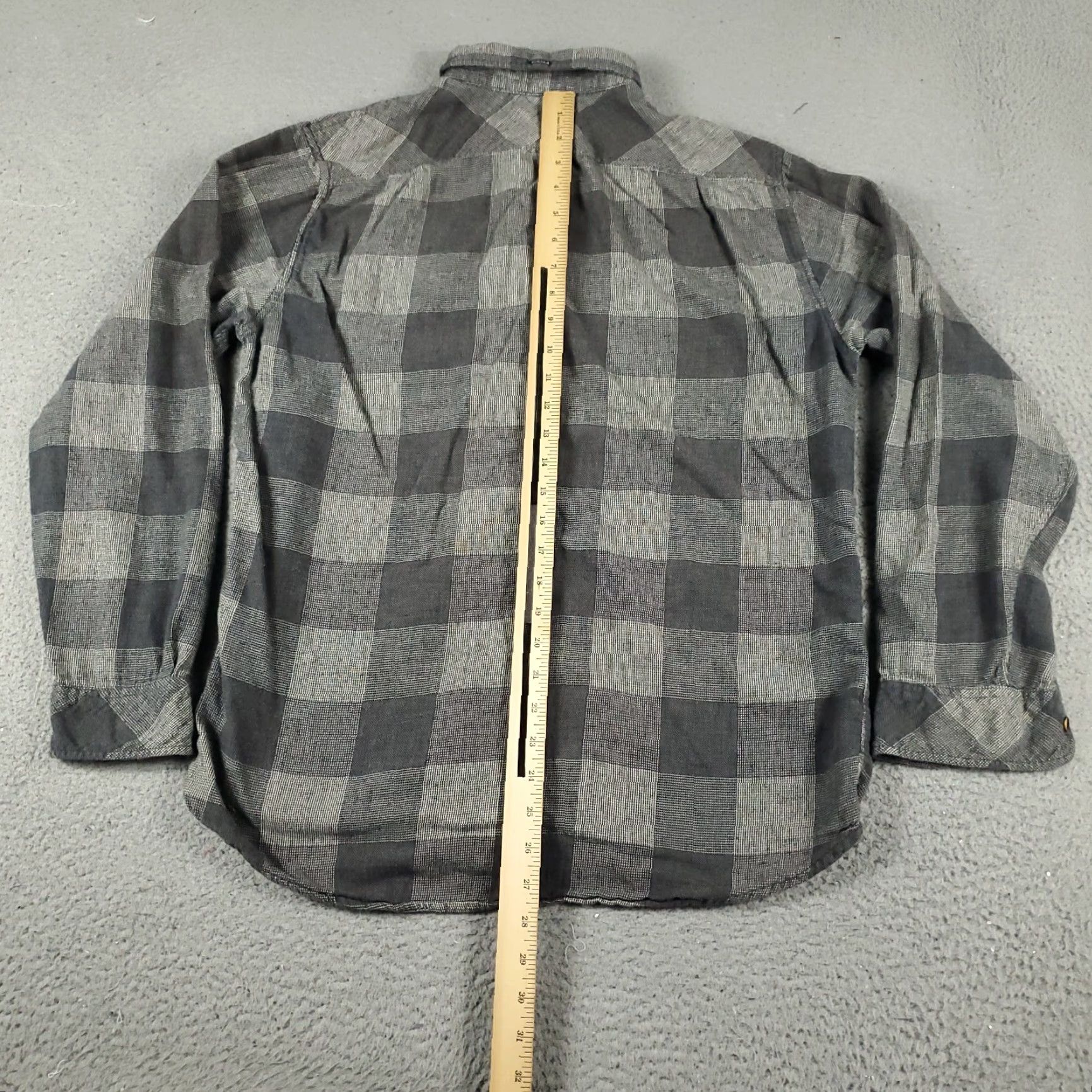 Vissla Vissla Shirt Adult Large Gray Plaid Flannel Button-Up Long Sleeve Casual Mens Size US L / EU 52-54 / 3 - 3 Thumbnail
