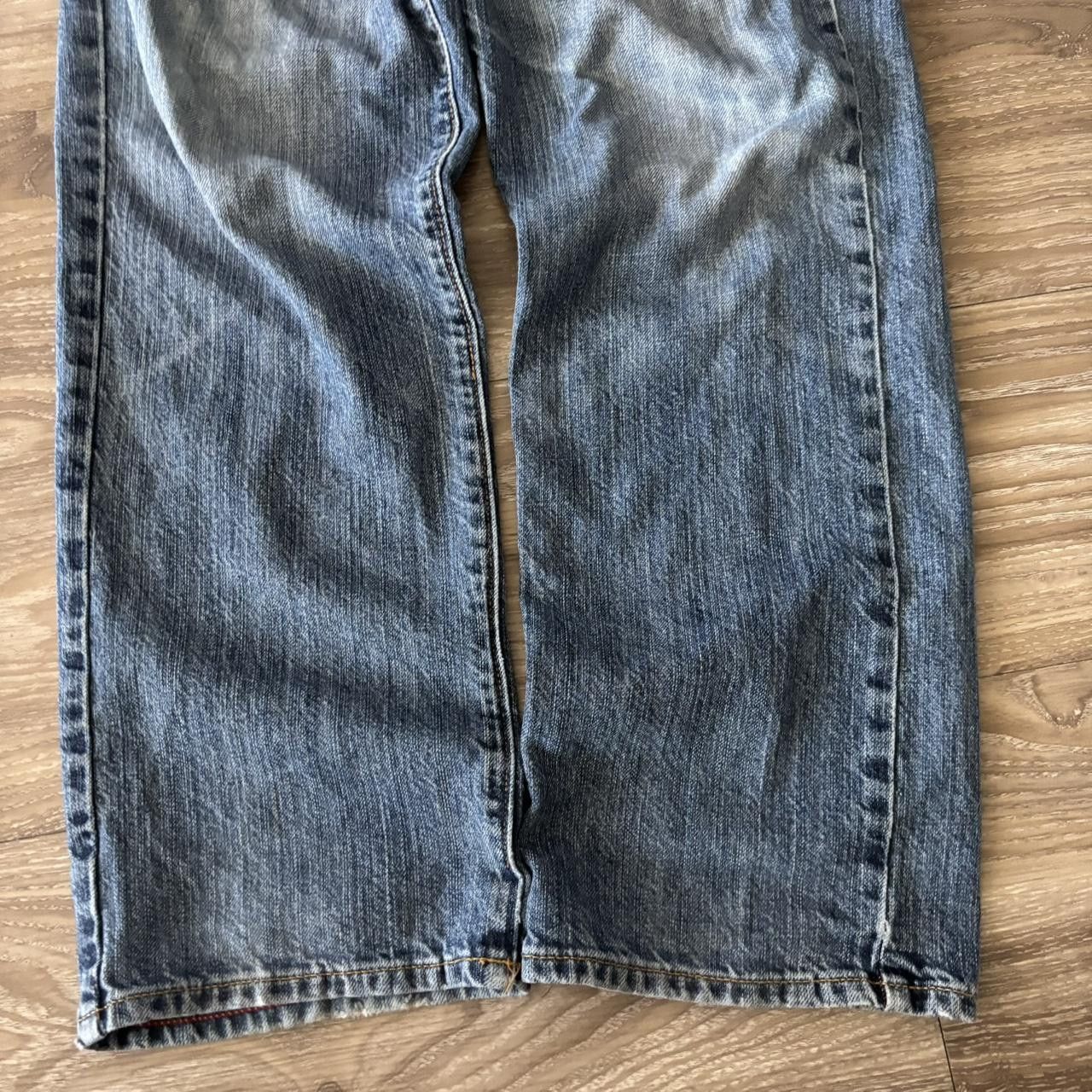 Vintage Crazy Vintage Y2K/2000s Grunge Dark Wash Denim Jeans! 36x30 Size US 36 / EU 52 - 6 Thumbnail