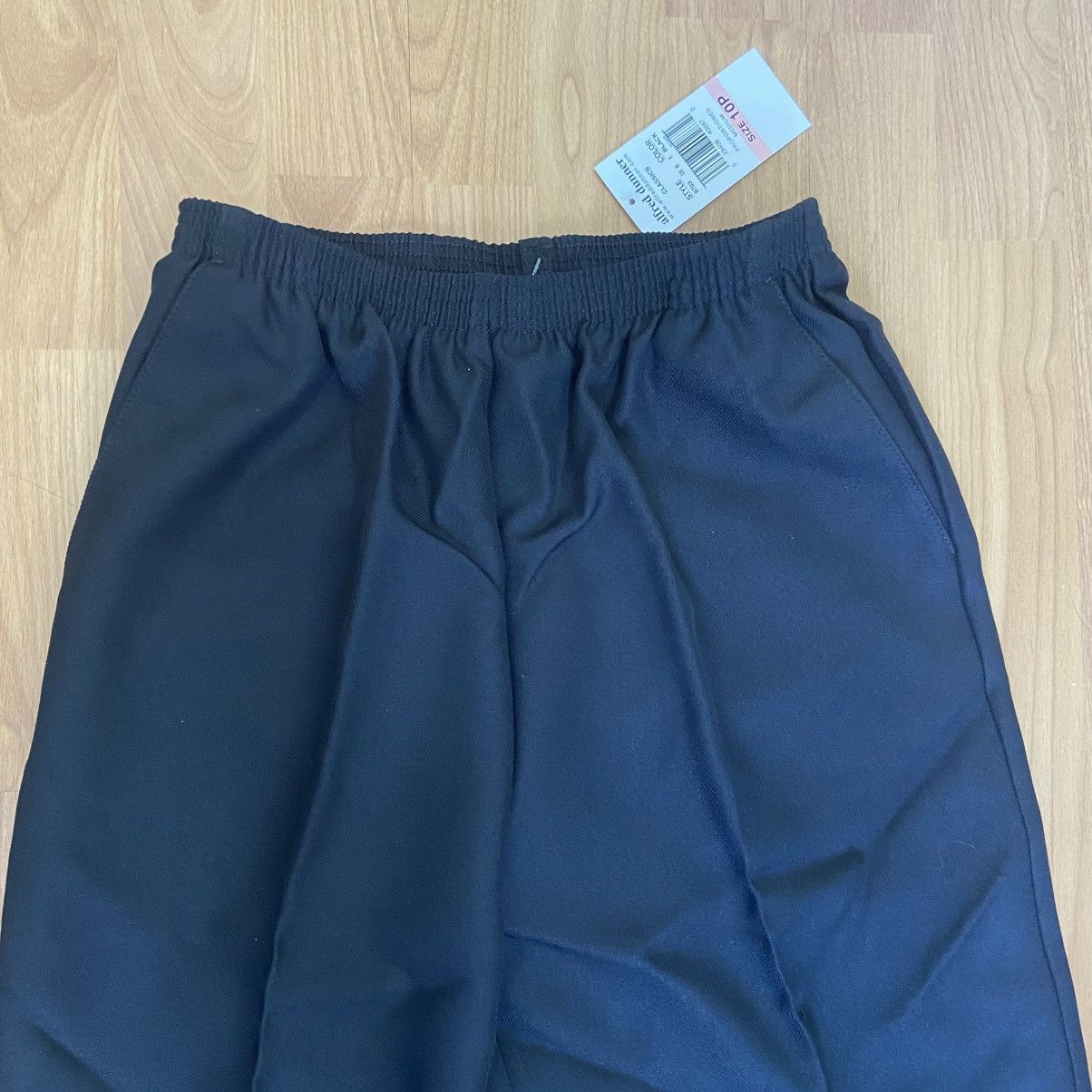 Vintage NWT Alfred Dunner Petite Classic Black Pants Women’s 10P Size 24" / US 00 / IT 34 - 4 Thumbnail