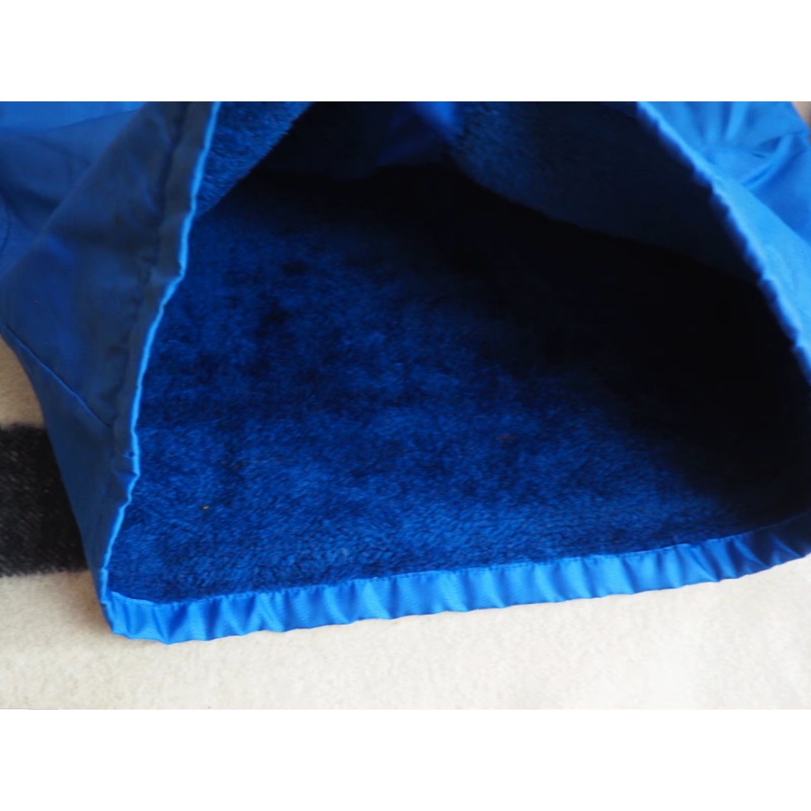 Vintage VTG 70s Swingster Royal Blue Nylon Sherpa Shearling Lined Snap Jacket USA Mens M Size US M / EU 48-50 / 2 - 5 Thumbnail
