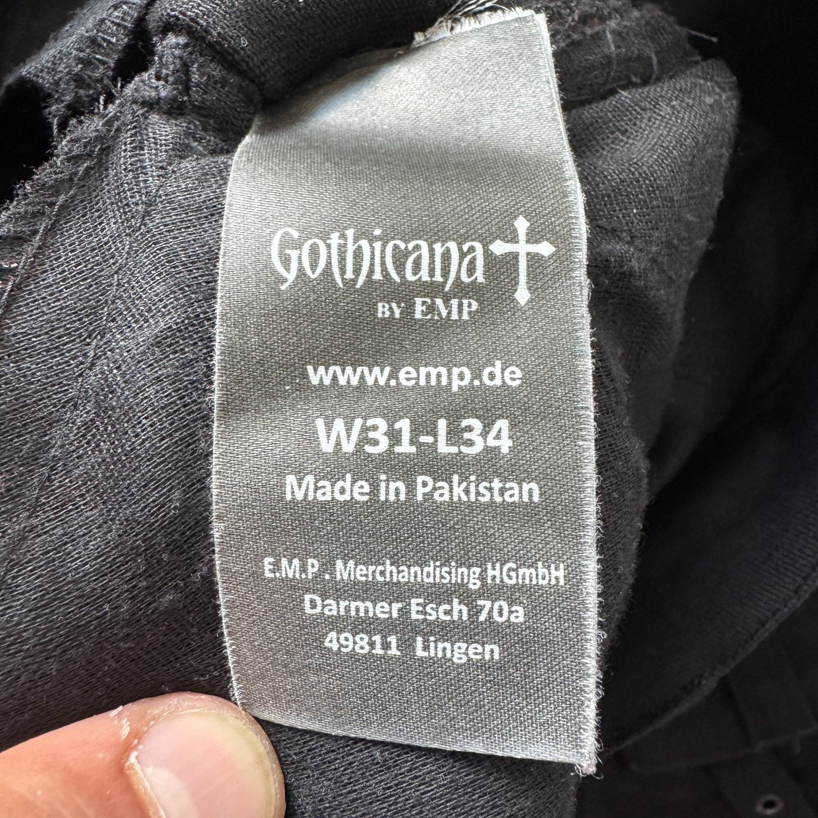 Tripp NYC Gothicana Bandage Cargo Y2K Pants Avantgarde Vintage Size US 32 / EU 48 - 9 Thumbnail