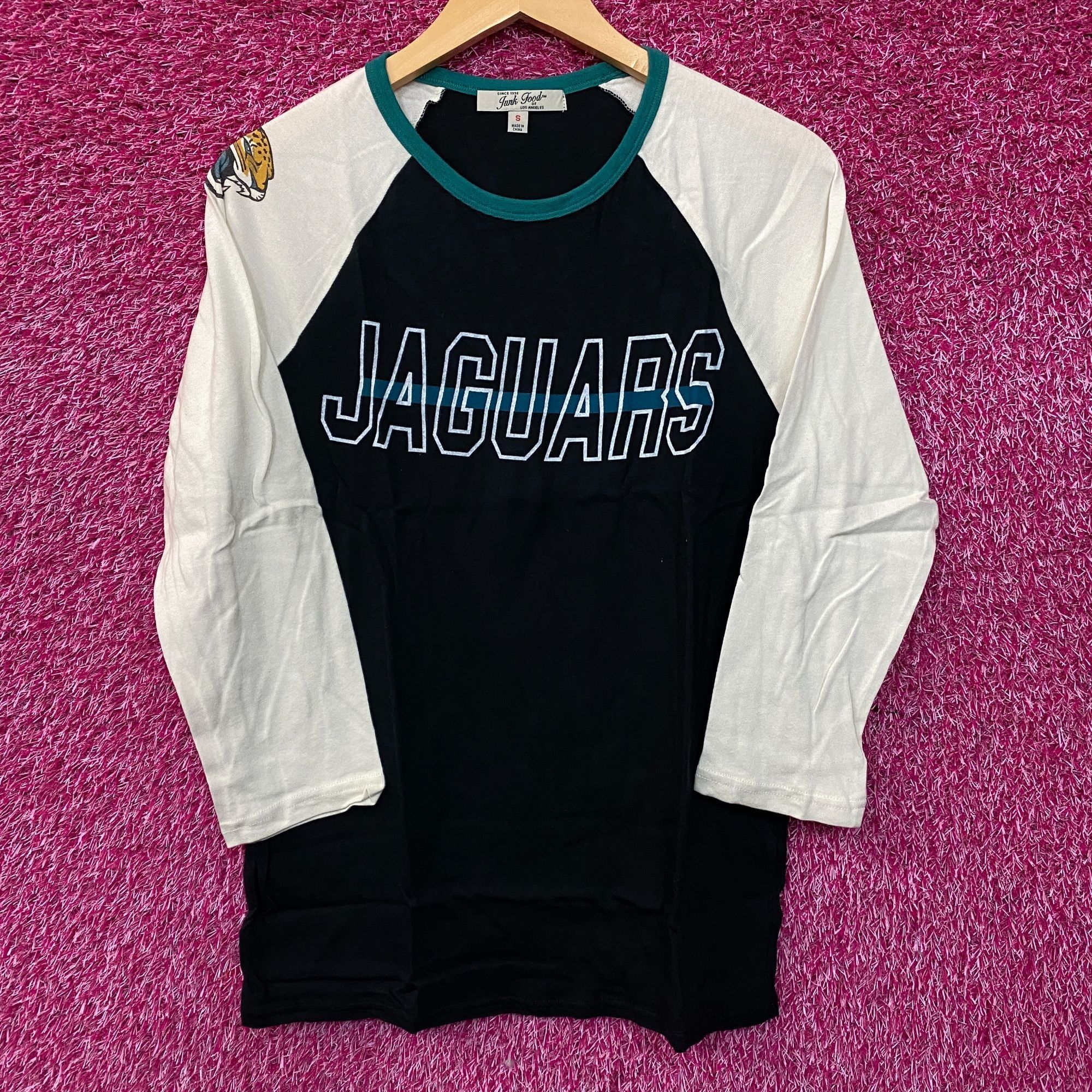 Junk Food Junk Food NFL Jacksonville Jaguars 3/4 Long Sleeve Raglan T- Size US S / EU 44-46 / 1 - 1 Thumbnail