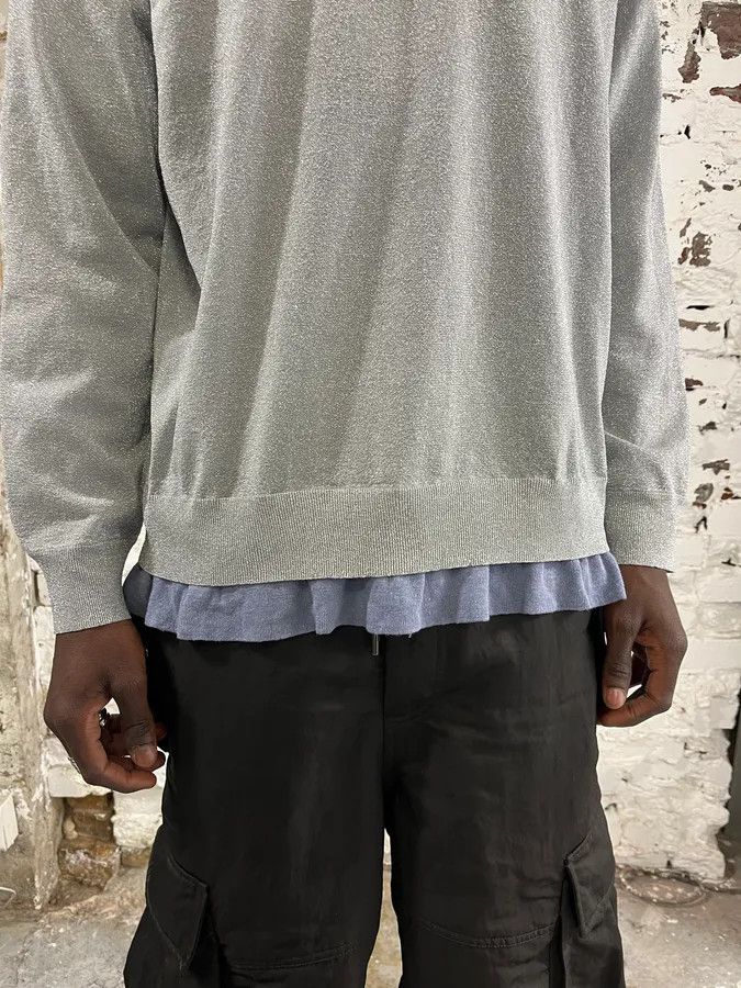 Acne Studios SS2014 Acne Studios Grey Layered Sweater Size US S / EU 44-46 / 1 - 4 Thumbnail