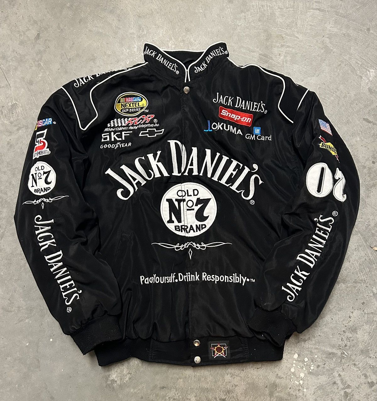 Vintage RARE Jack Daniels Nascar Racing Jacket | Grailed