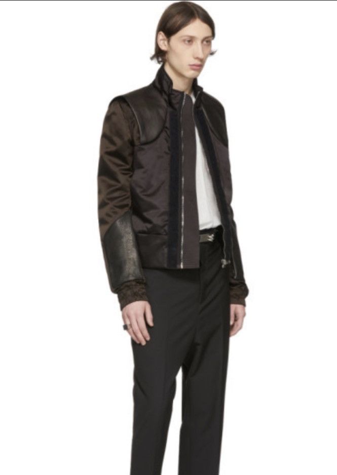 Rick Owens Mainline Tecuatl Leather Panelled Stag Jacket Size US S / EU 44-46 / 1 - 9 Thumbnail