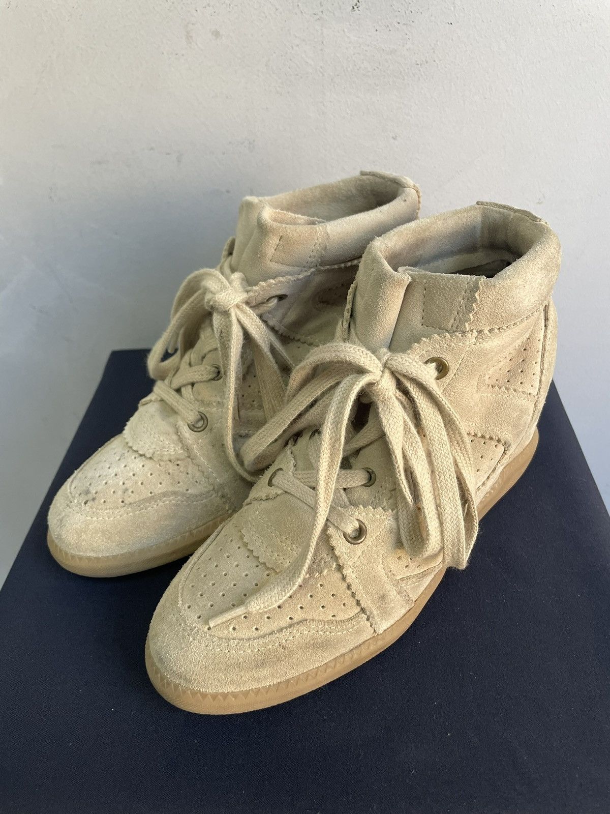 Isabel Marant Isabel Marant Style Sneakers Platform Suede Shoes y2k Size US 7 / IT 37 - 2 Thumbnail