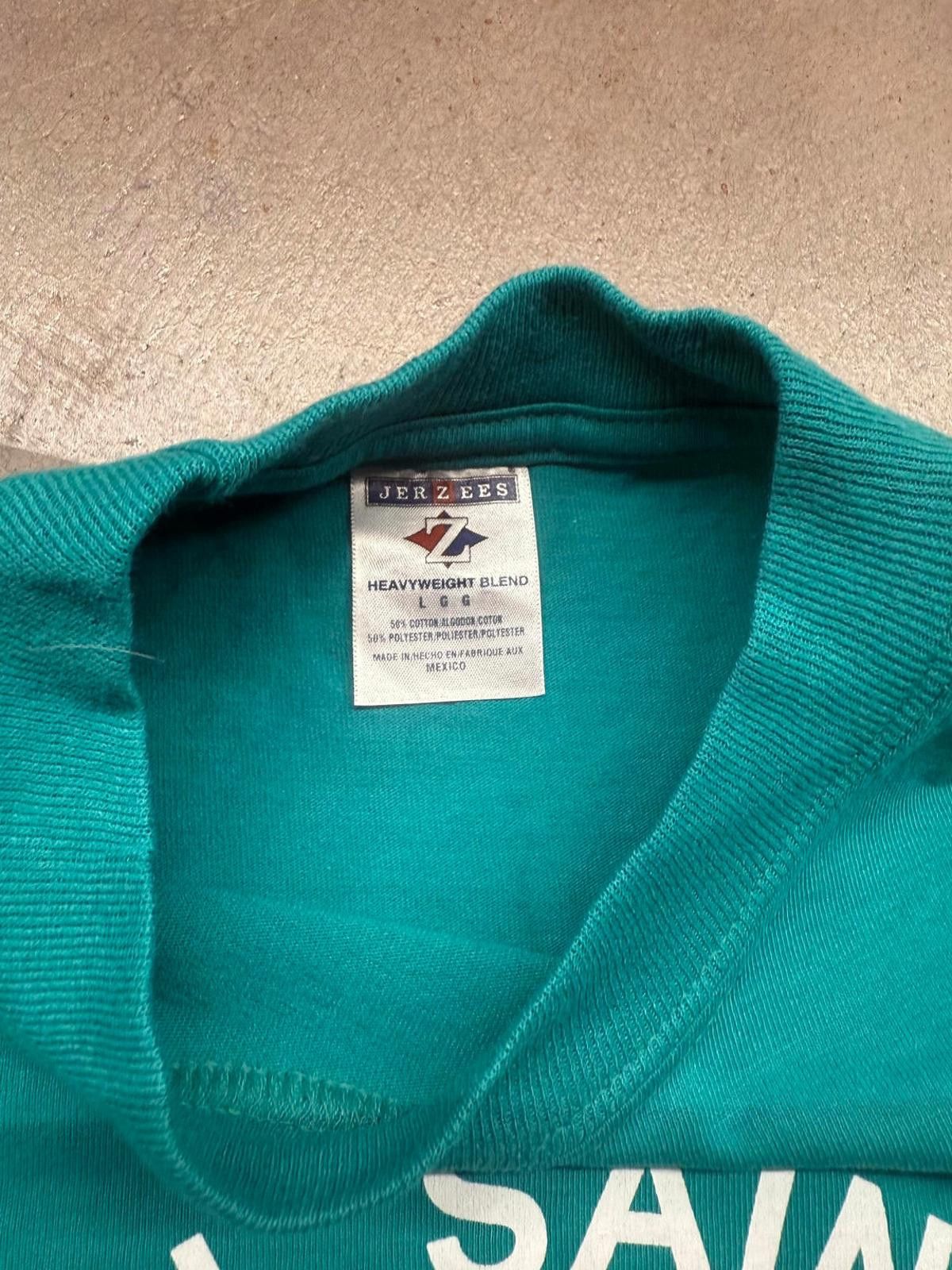 Jerzees Vintage 90s Jerzees "All Saints Tournament Champions" Shirt Size US L / EU 52-54 / 3 - 3 Thumbnail