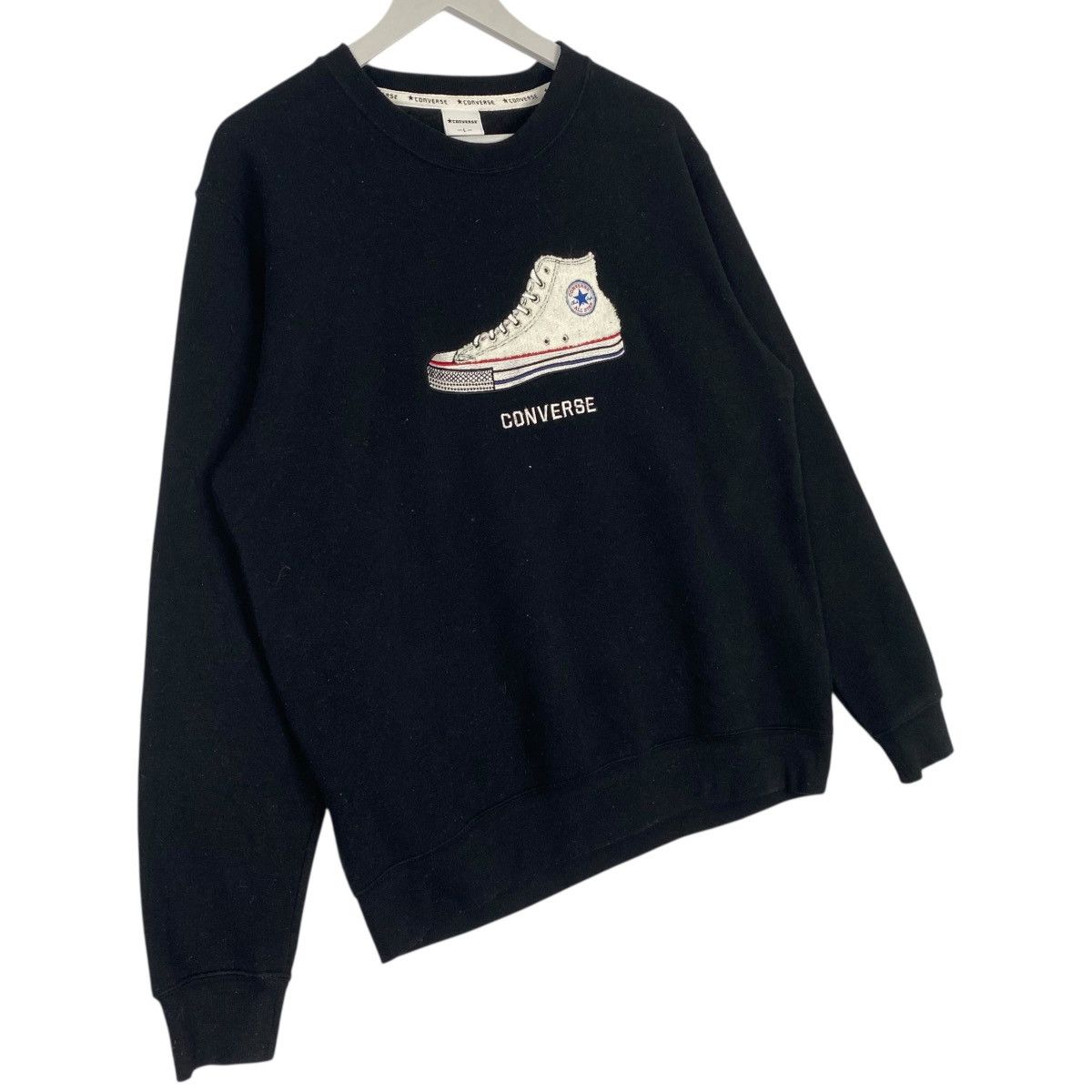 Other Vintage Converse All Star Big Printed Crewneck Sweatshirt Size US L / EU 52-54 / 3 - 3 Thumbnail