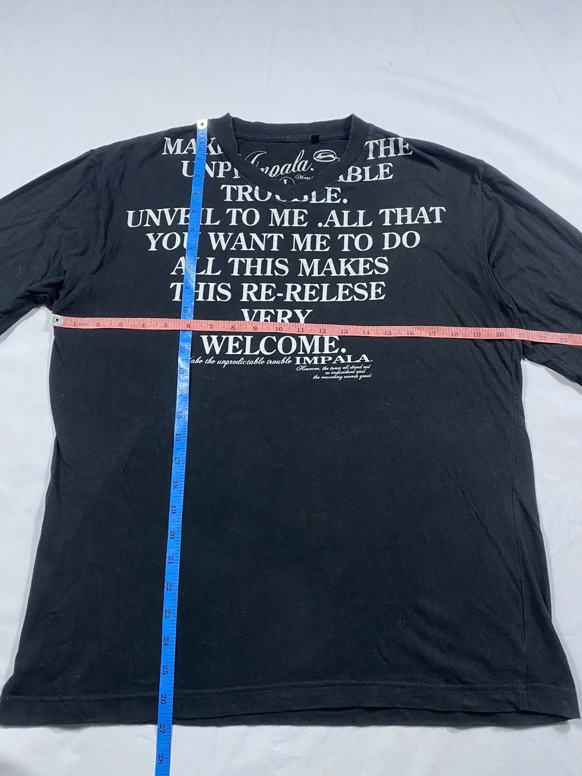 If Six Was Nine JAPANESE POEM IMPALA GOTHIC PUNK LONG SLEVEE Size US L / EU 52-54 / 3 - 7 Thumbnail