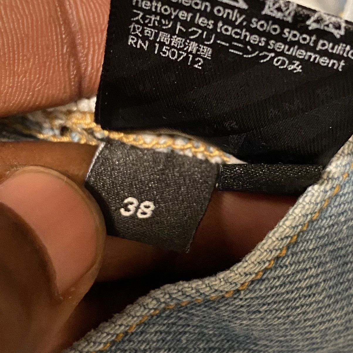 Amiri Amiri Straight Leg Aloha Patch Jeans Blue Size US 38 / EU 54 - 16 Thumbnail