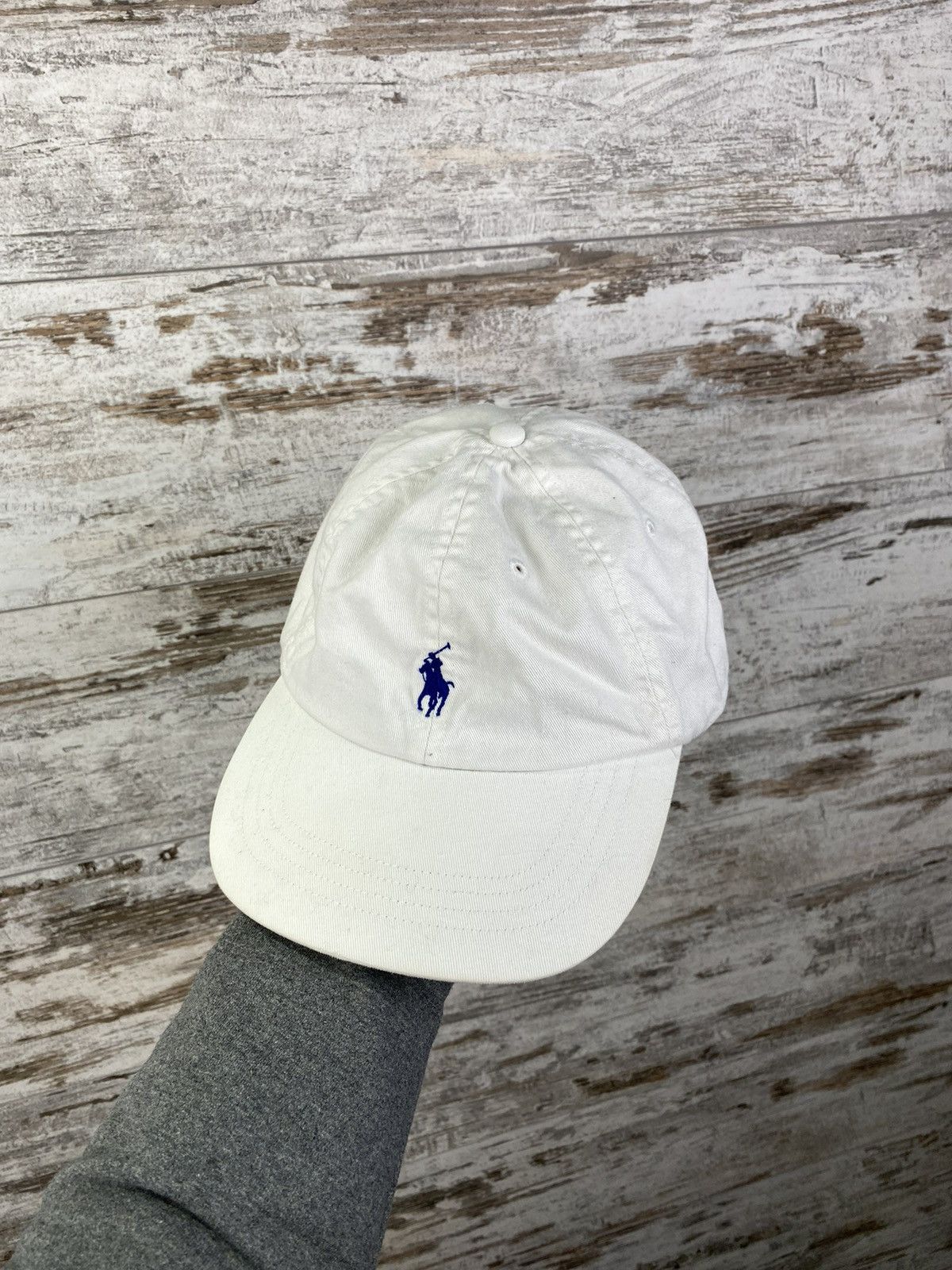 Polo Ralph Lauren × Vintage Mens Vintage Polo Ralph Lauren cap white logo luxury rugby Size ONE SIZE - 2 Thumbnail