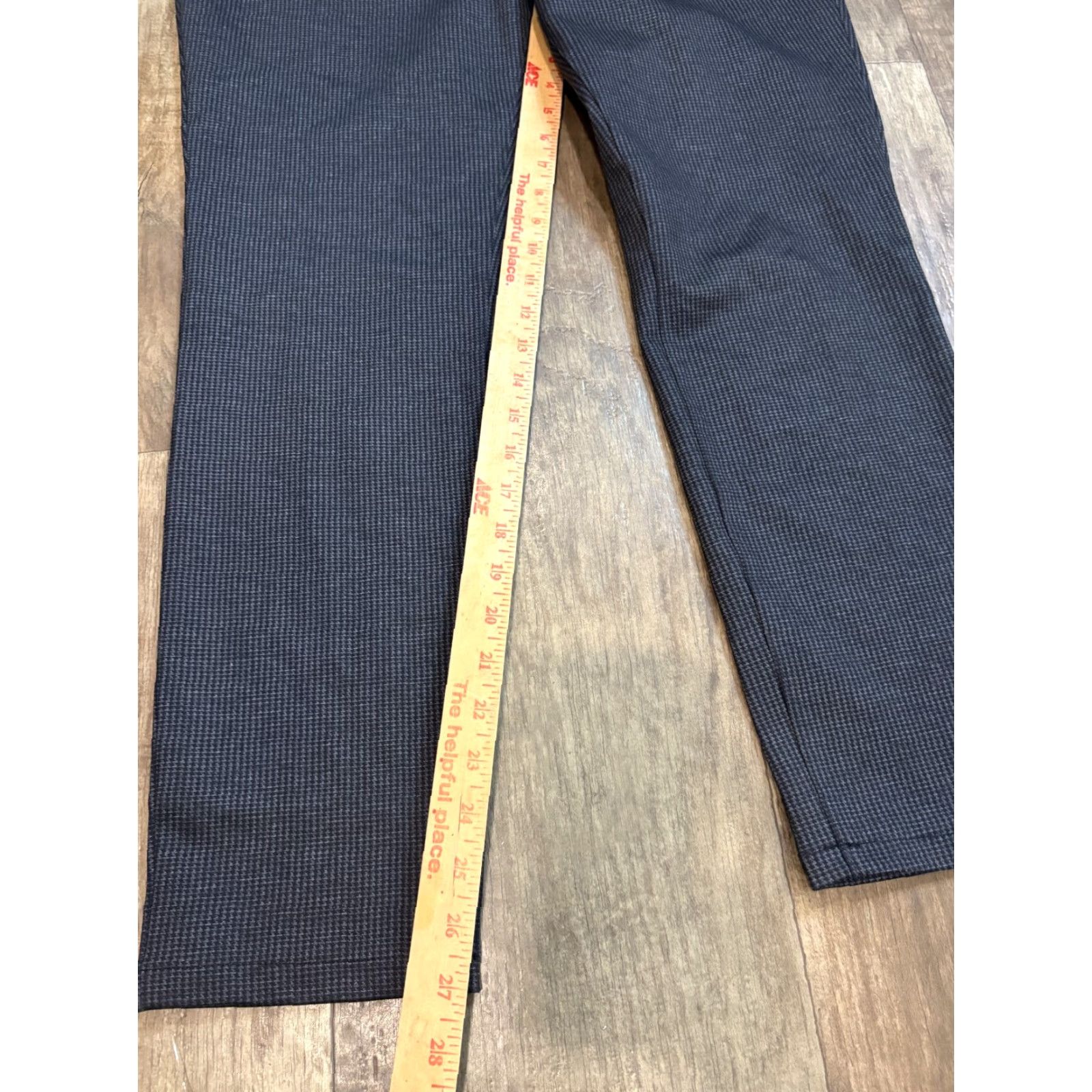 DKNY DKNY Pants Womens XL Black & Gray Slacks Back Pockets Jeans Straight Leg Ankle Collection Women’s Size 40" / US 18 - 2 Thumbnail