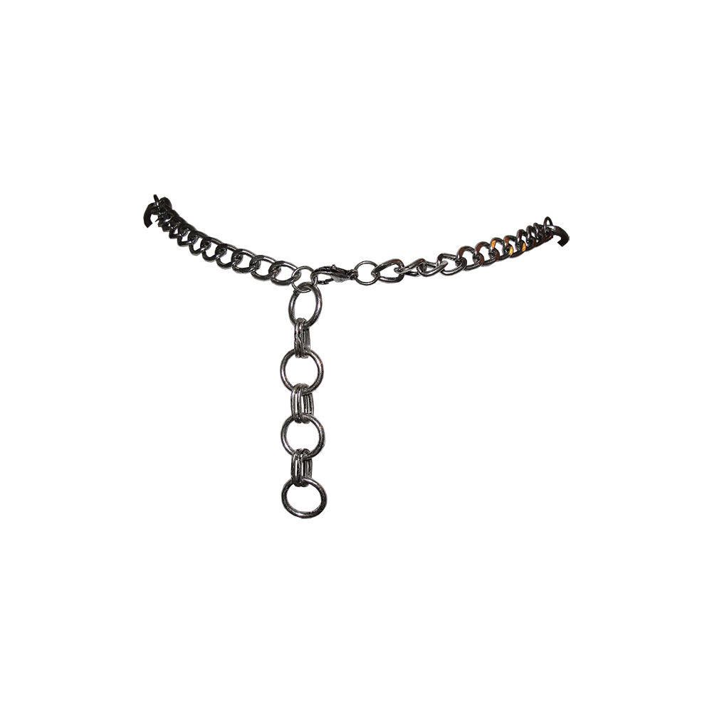 Designer Abstract Silver Plated Figural Face Necklace Size ONE SIZE - 5 Thumbnail