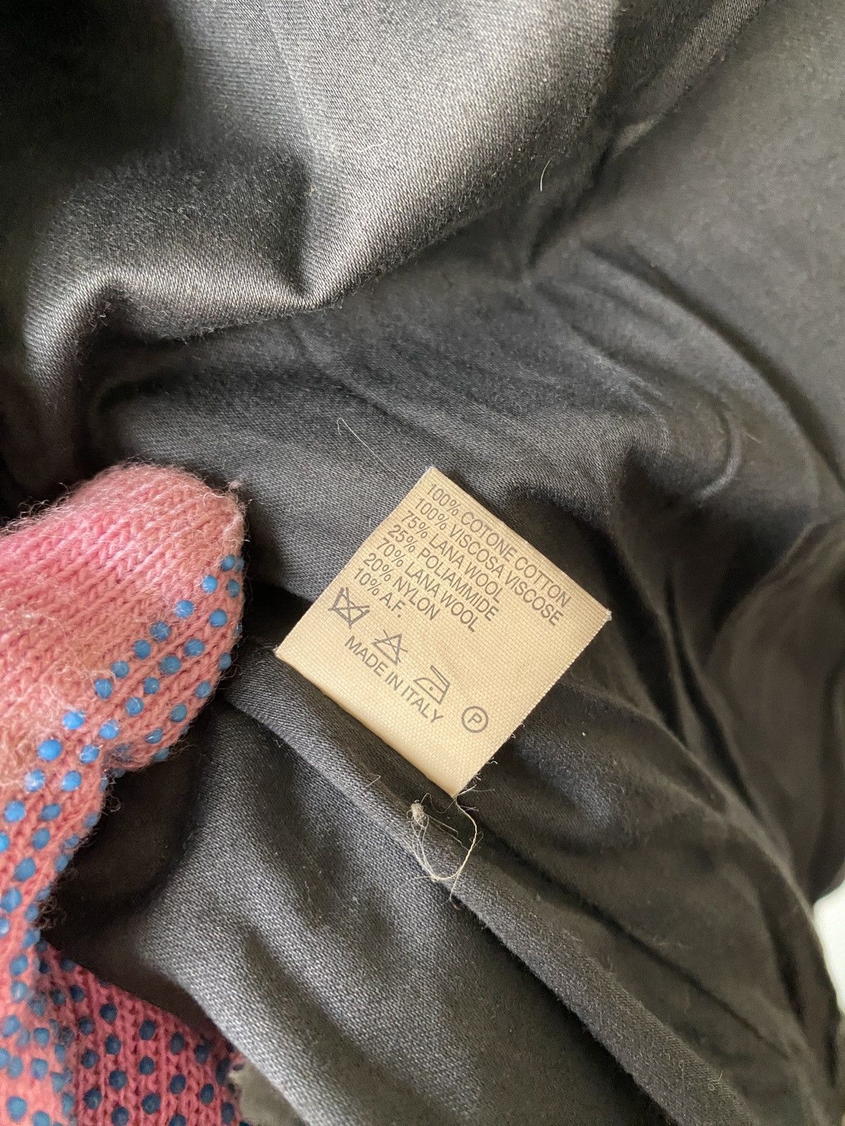 Marithe + Francois Girbaud × Vintage 1990s - Marithe Francois Girbaud Wool Mandarin Collar Jacket Size US L / EU 52-54 / 3 - 15 Thumbnail