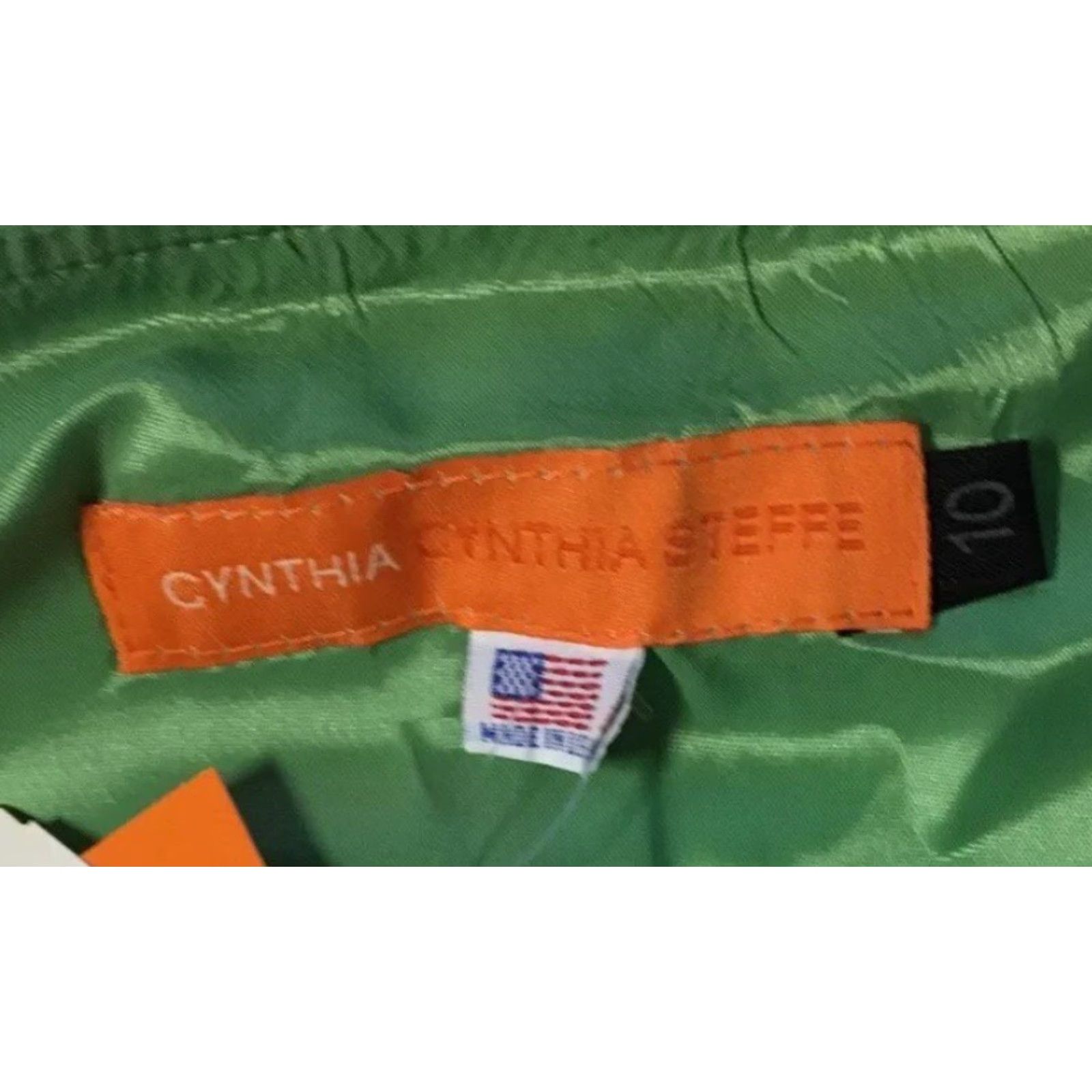 Vintage VINTAGE Cynthia Steffe Mini Skirt 10 Skirt Women Green Punk Grunge 90s Y2K Emo Gothic Size 32" / US 10 / IT 46 - 7 Thumbnail