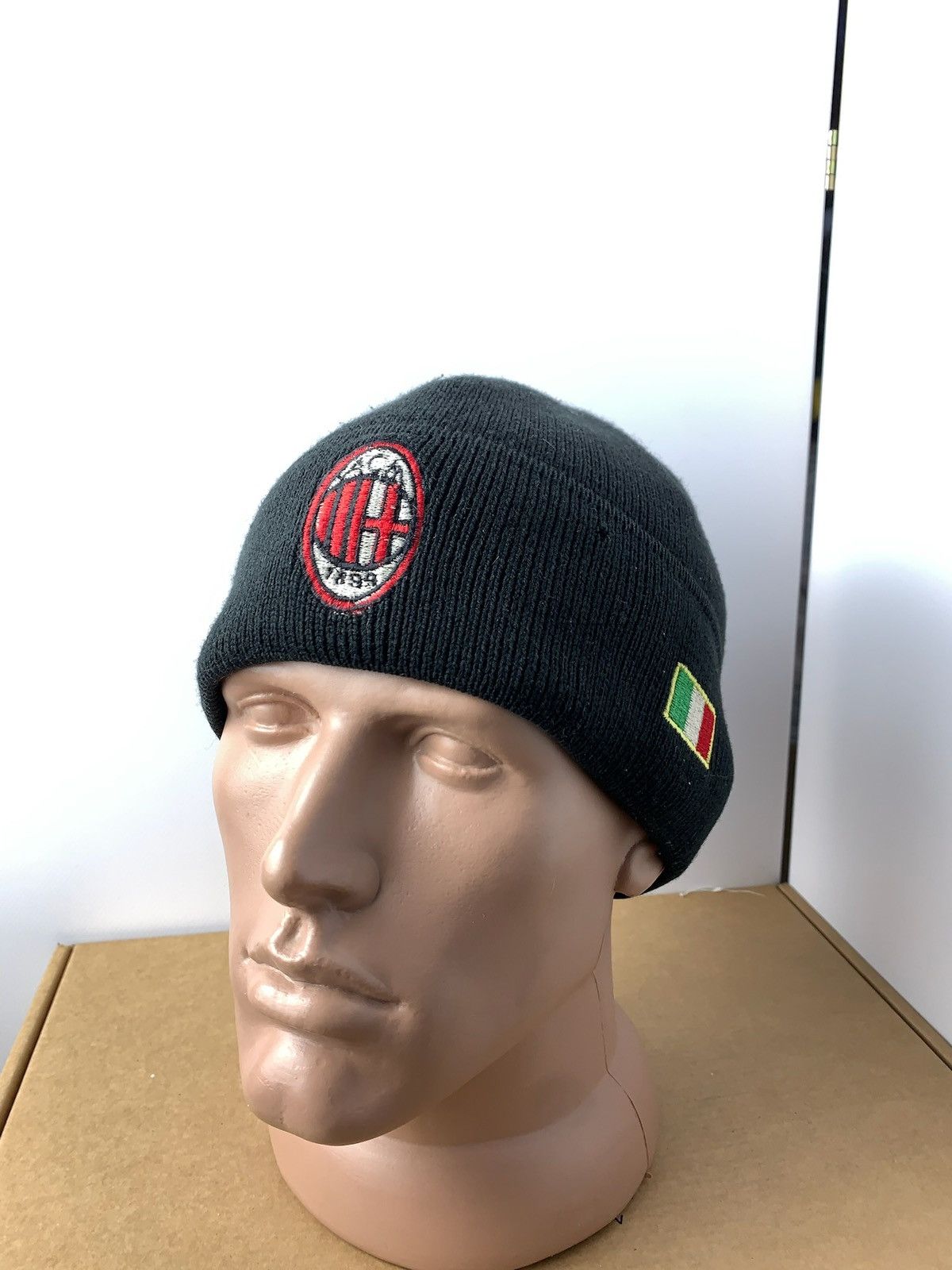 Vintage Vintage AC Milan hat black rare Italy Size ONE SIZE - 1 Thumbnail
