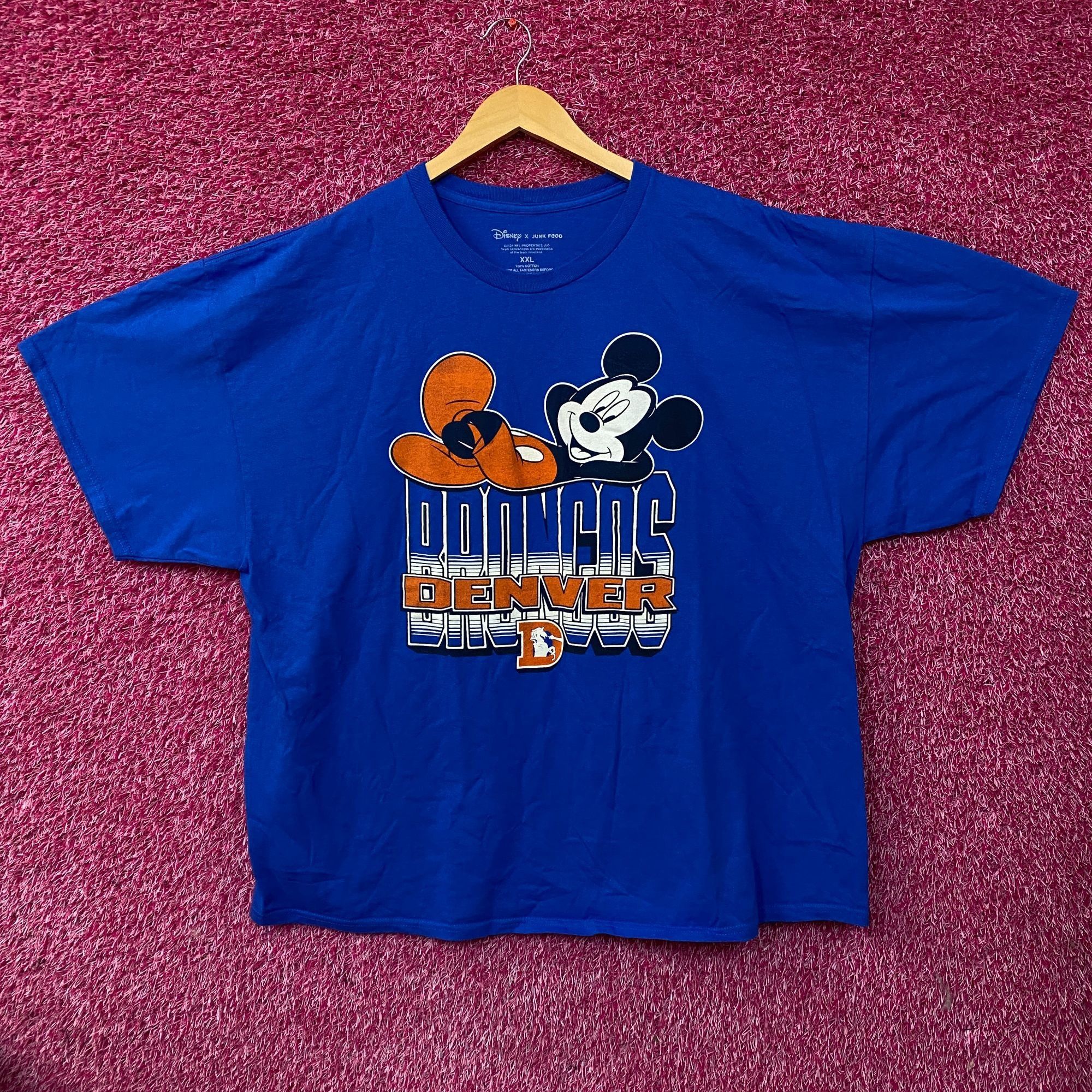 Junk Food Disney x Junk Food NFL Denver Broncos Mickey Mouse Kick Back Size US XXL / EU 58 / 5 - 1 Thumbnail