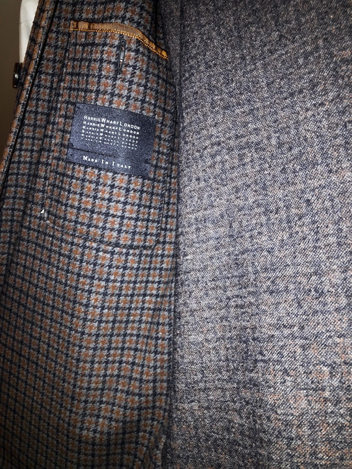 Harris Wharf London HARRIS WHARF LONDON CHECK WOOL COAT (Japan Imported) Size US S / EU 44-46 / 1 - 3 Thumbnail