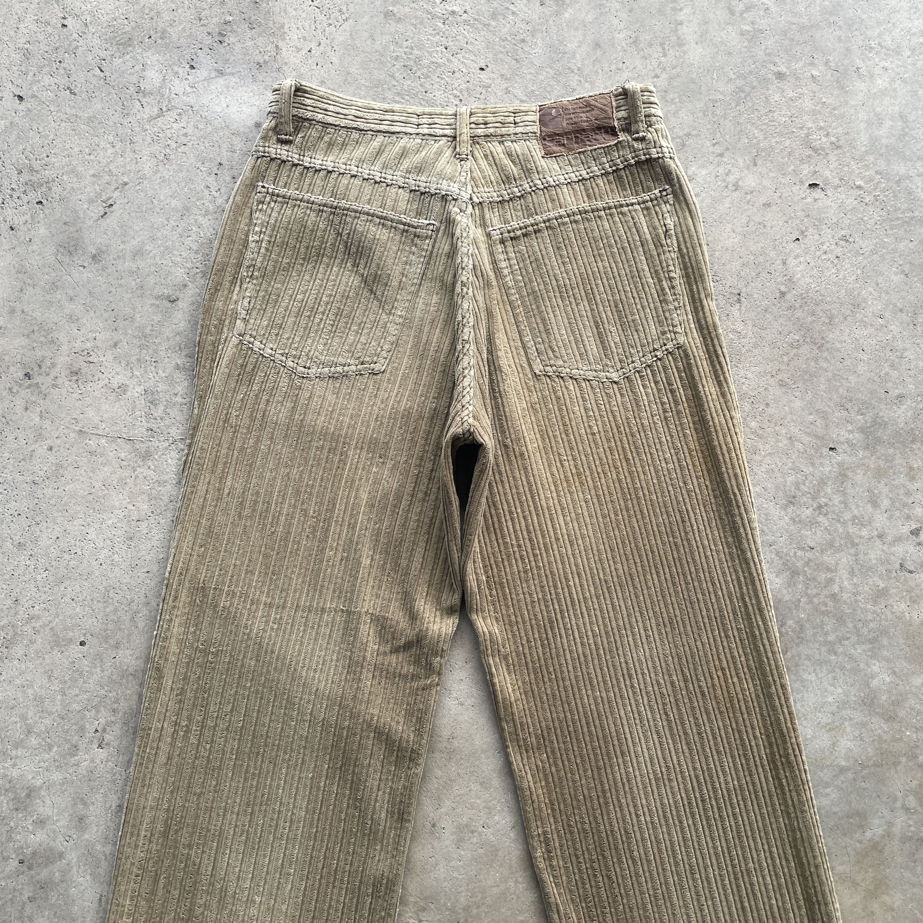 Carhartt VINTAGE CARHARTT FADED BROWNS CORDUROI TROUSERS PANTS W30 Size US 30 / EU 46 - 11 Thumbnail
