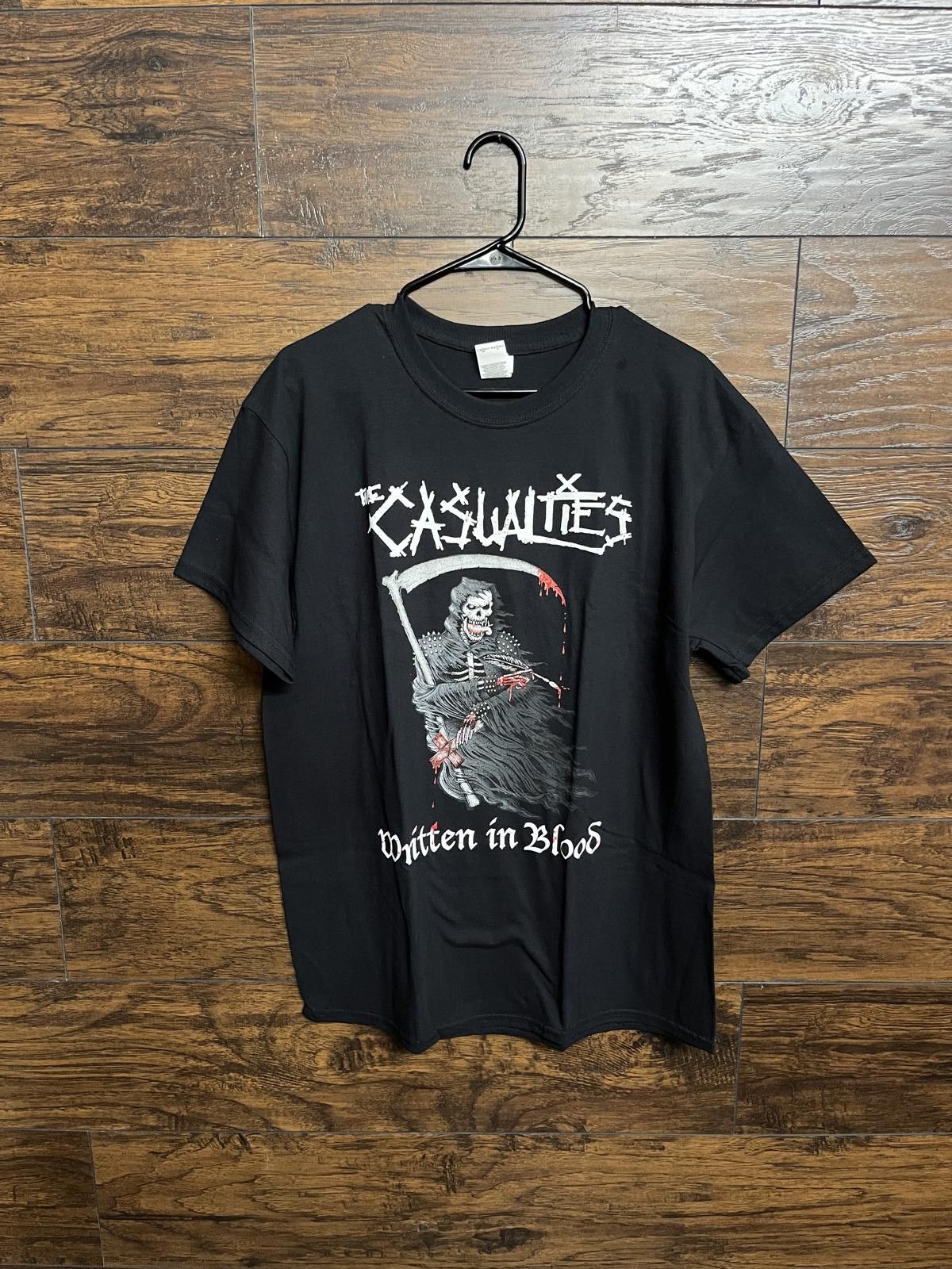 Gildan The Casualties Band T-shirt Written in Blood Album Tee - L Size US L / EU 52-54 / 3 - 1 Thumbnail