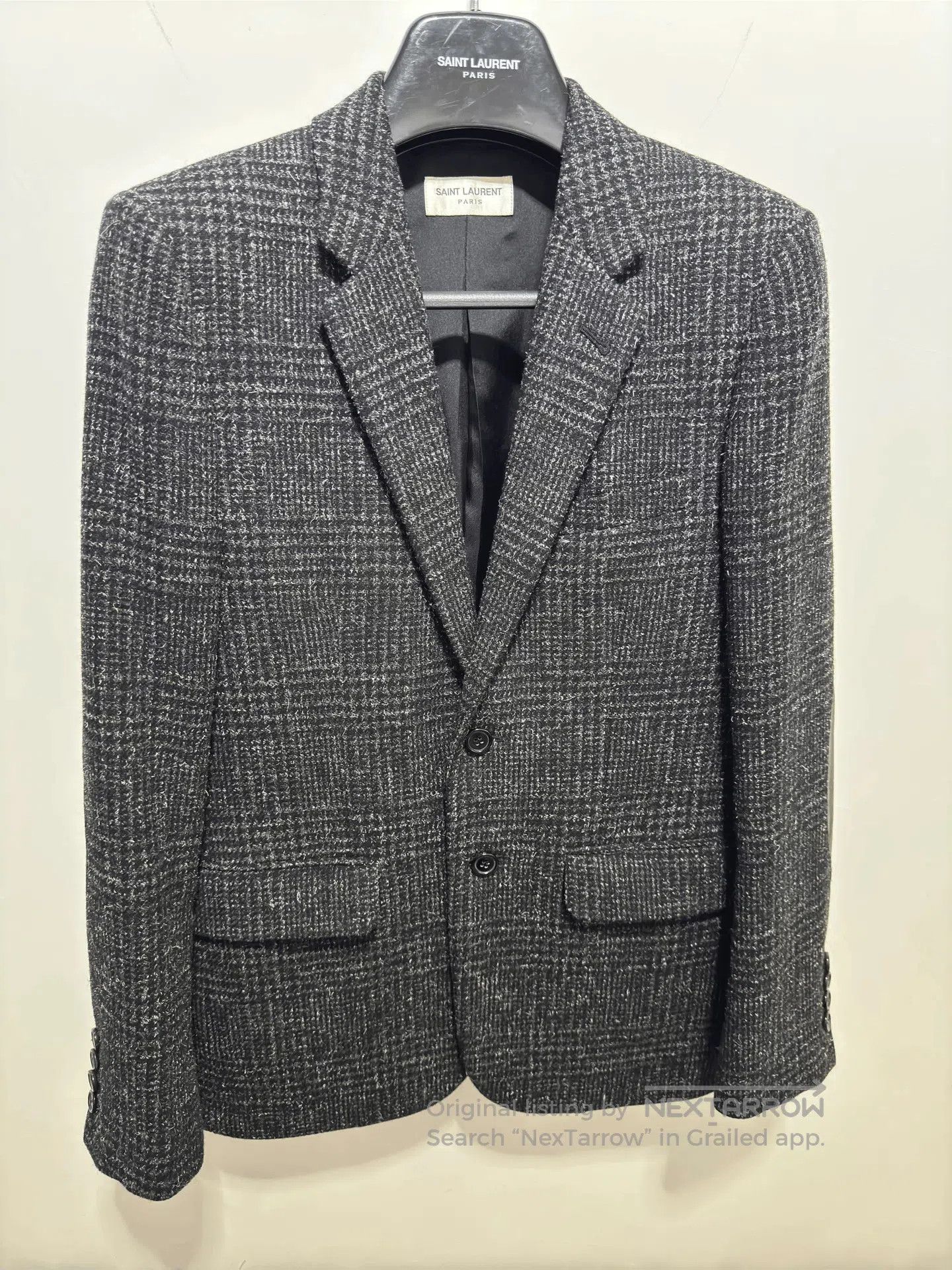 Saint Laurent Paris Saint Laurent 16FW Prince of Wales Blazer. Size US S / EU 44-46 / 1 - 3 Thumbnail