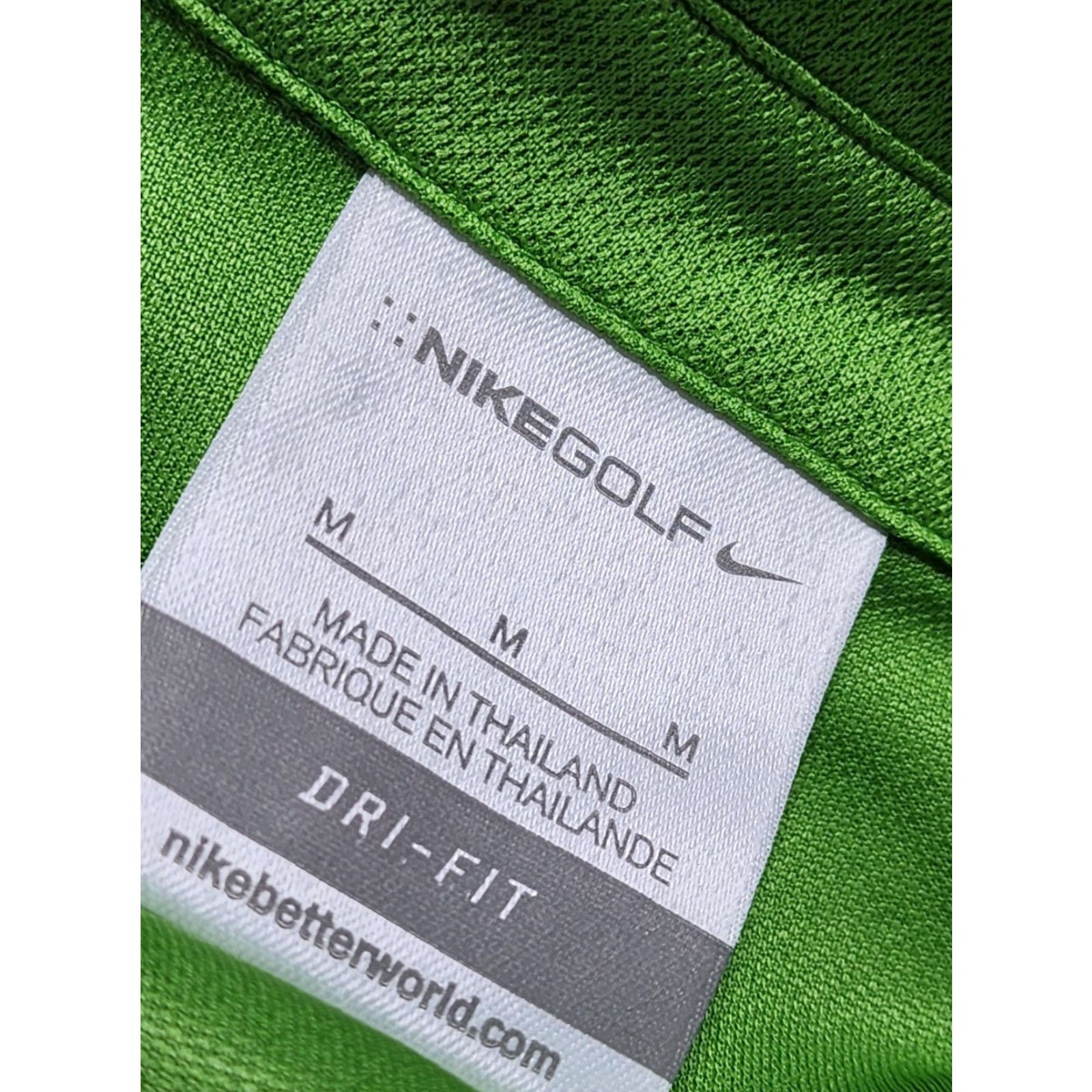 Nike Geico Gecko Employee Uniform Nike Golf Polo Shirt Womens M Green Short Sleeve Collared Workwear Size M / US 6-8 / IT 42-44 - 5 Thumbnail