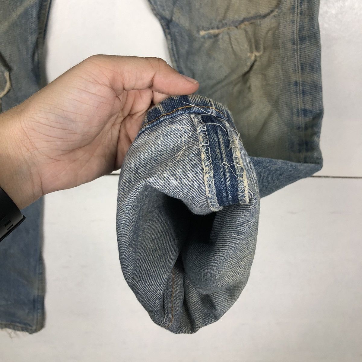 Levi's 🔥Vintage Levi’s Rindem Made in USA Selvedges Size US 29 - 12 Thumbnail