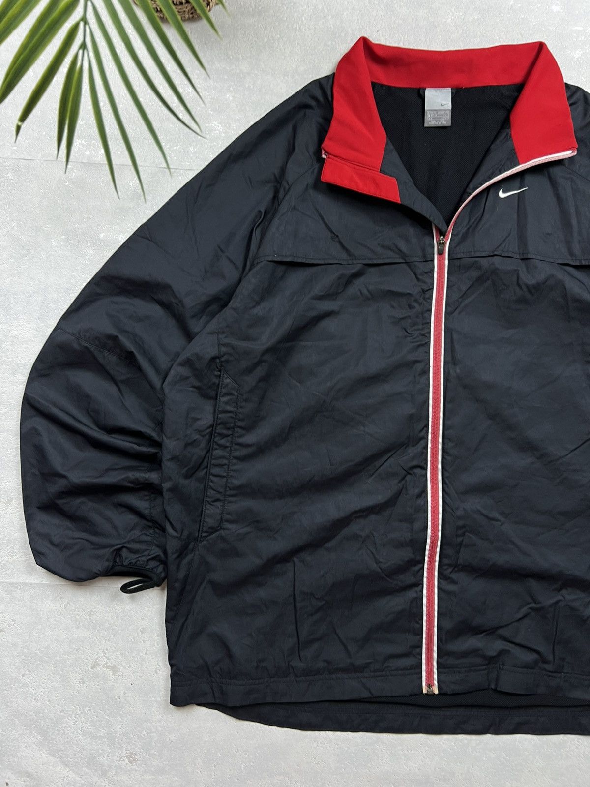 Nike 90s Nike Swoosh Athletic Vintage Y2K Oversized Retro Jacket Size US XXL / EU 58 / 5 - 2 Thumbnail