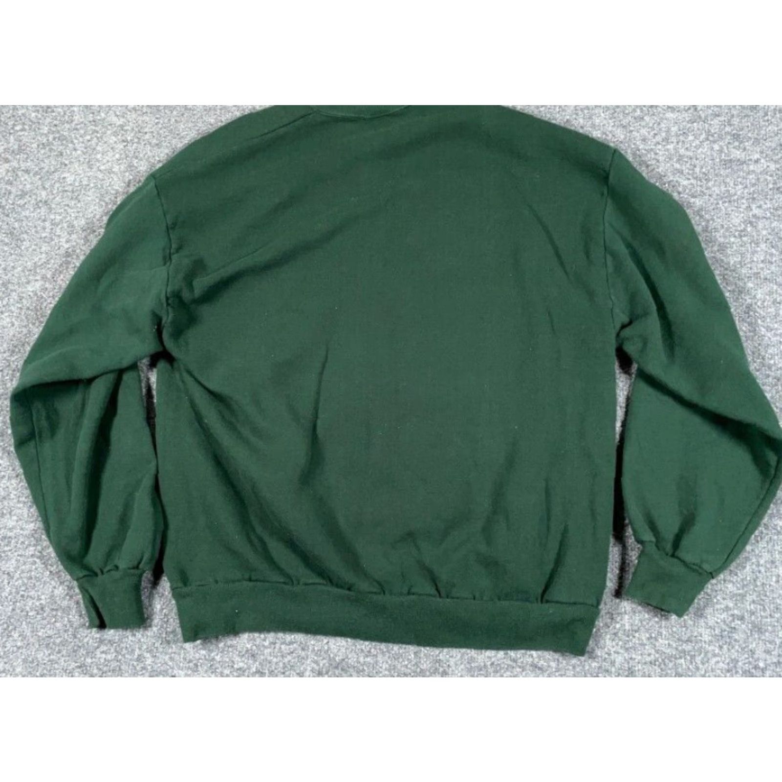 Jerzees VINTAGE Jerzees Sweatshirt Tree Santa Claus Patch Christmas Adult XL Green Fabric Womens Size XL / US 12-14 / IT 48-50 - 2 Thumbnail