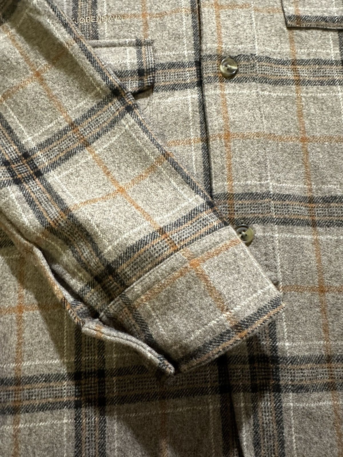 Han Kjobenhavn Wool Shirt Han Kjobenhavn army Size US L / EU 52-54 / 3 - 5 Thumbnail