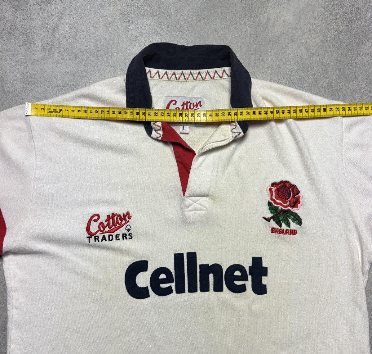 Cotton Traders England 1995 1996 Home Rugby Shirt Jersey Cotton Traders Size US L / EU 52-54 / 3 - 20 Thumbnail
