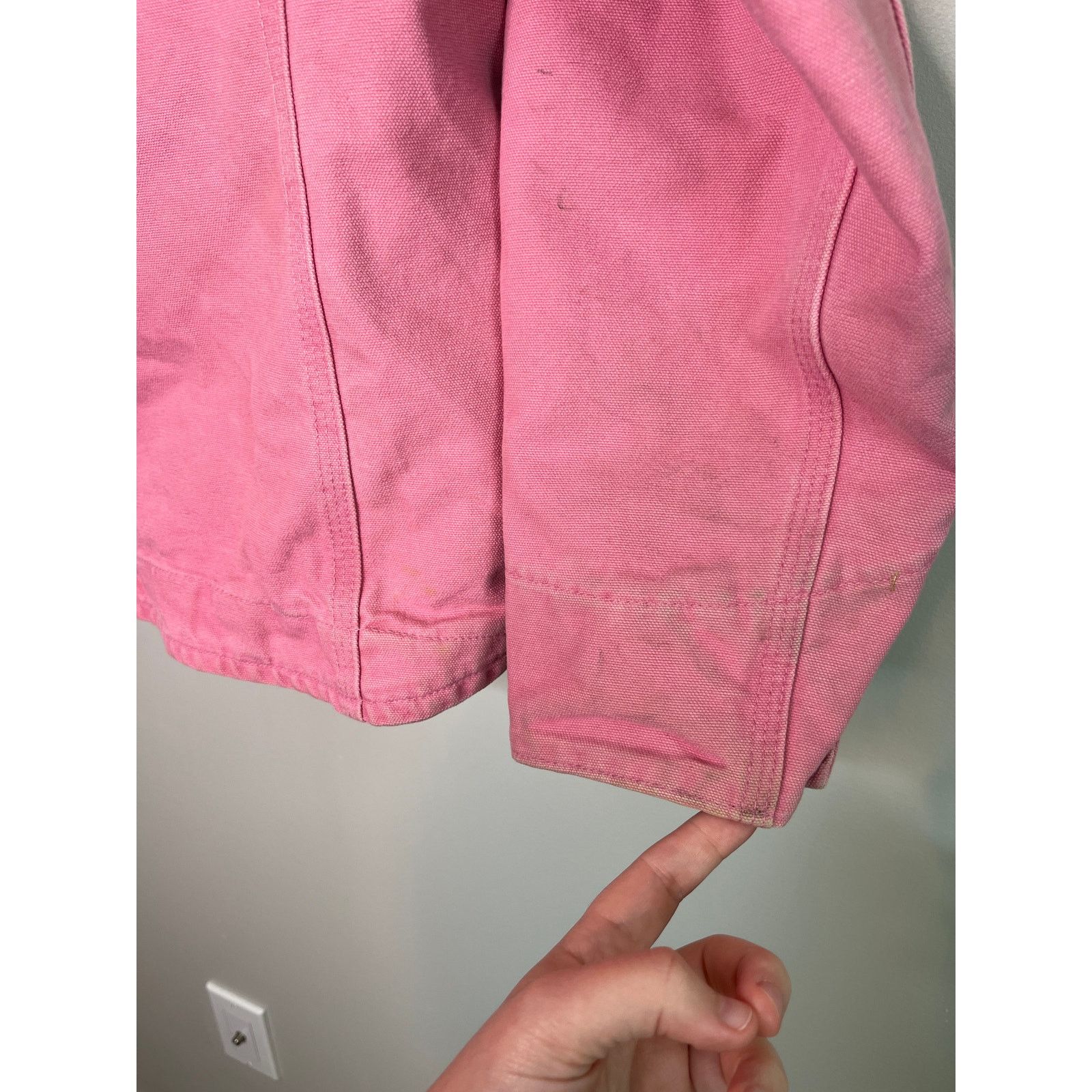 Carhartt Y2K Carhartt Pink Sherpa Streetwear Workwear Jacket 100657 S Size US S / EU 44-46 / 1 - 11 Thumbnail