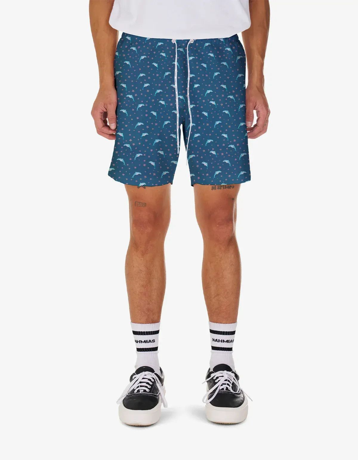 Nahmias Nahmias Blue Dolphin Print Swim Trunk Size US 36 / EU 52 - 1 Thumbnail