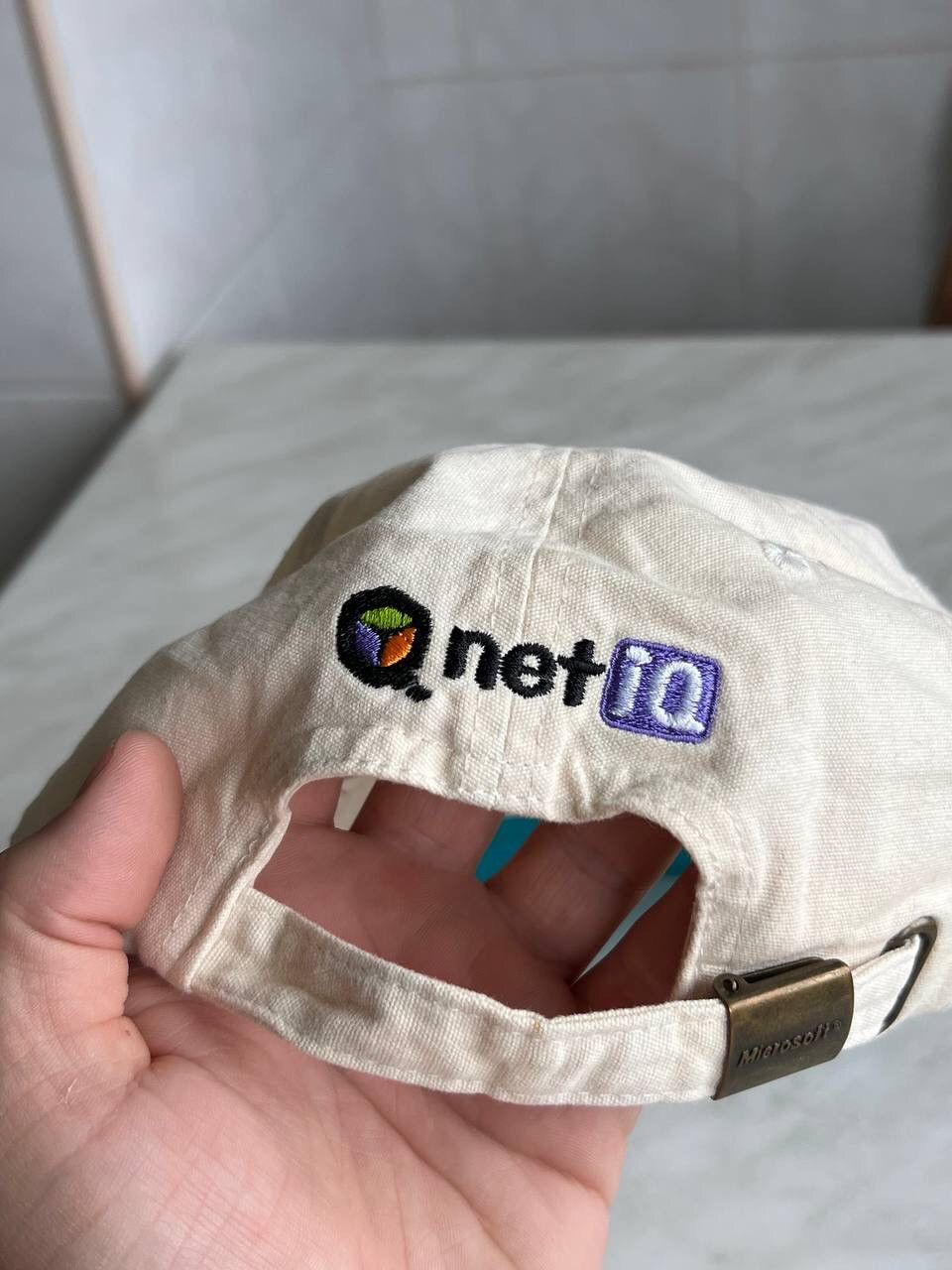 Microsoft × Vintage Microsoft Tech Ed 2002 Net IQ Vintage Spell Out Hat Cap 00's Size ONE SIZE - 4 Thumbnail