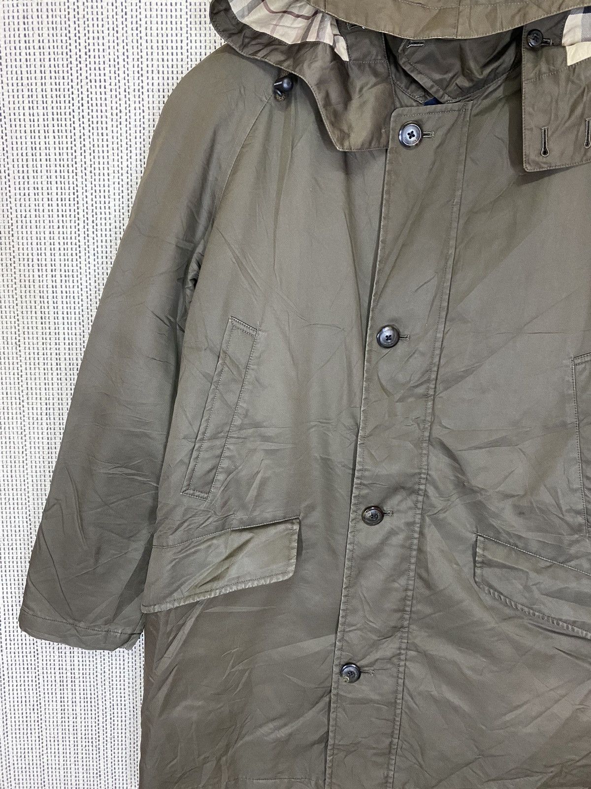 Burberry × Burberry Prorsum × Vintage ‼️VINTAGE BURBERRY LONDON PARKA HOOD INSIDE NOVA CHECK‼️ Size US L / EU 52-54 / 3 - 2 Thumbnail