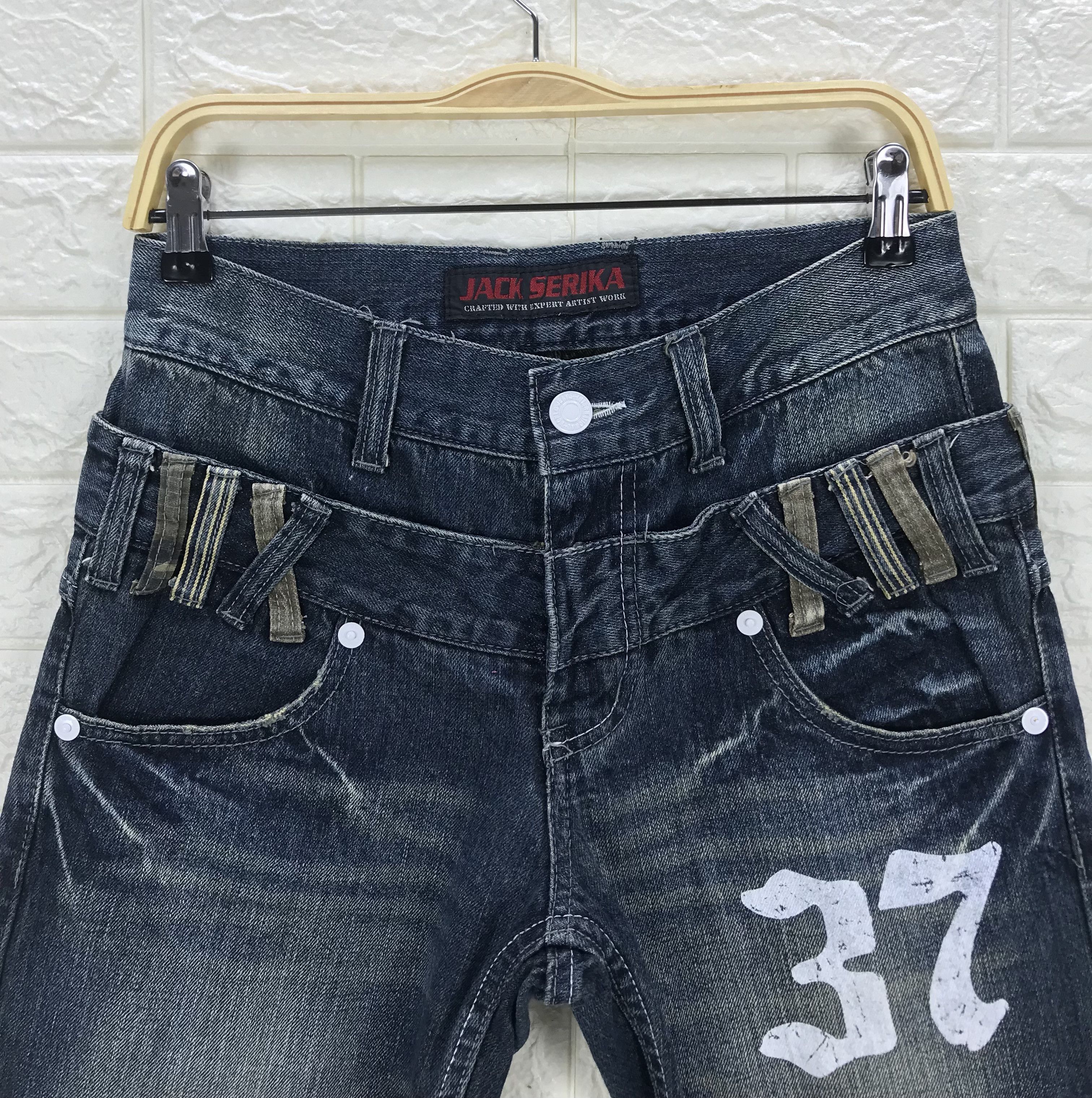 Japanese Brand Vintage Japanese Jack Serika Wings Printed Jeans Size US 30 / EU 46 - 6 Thumbnail