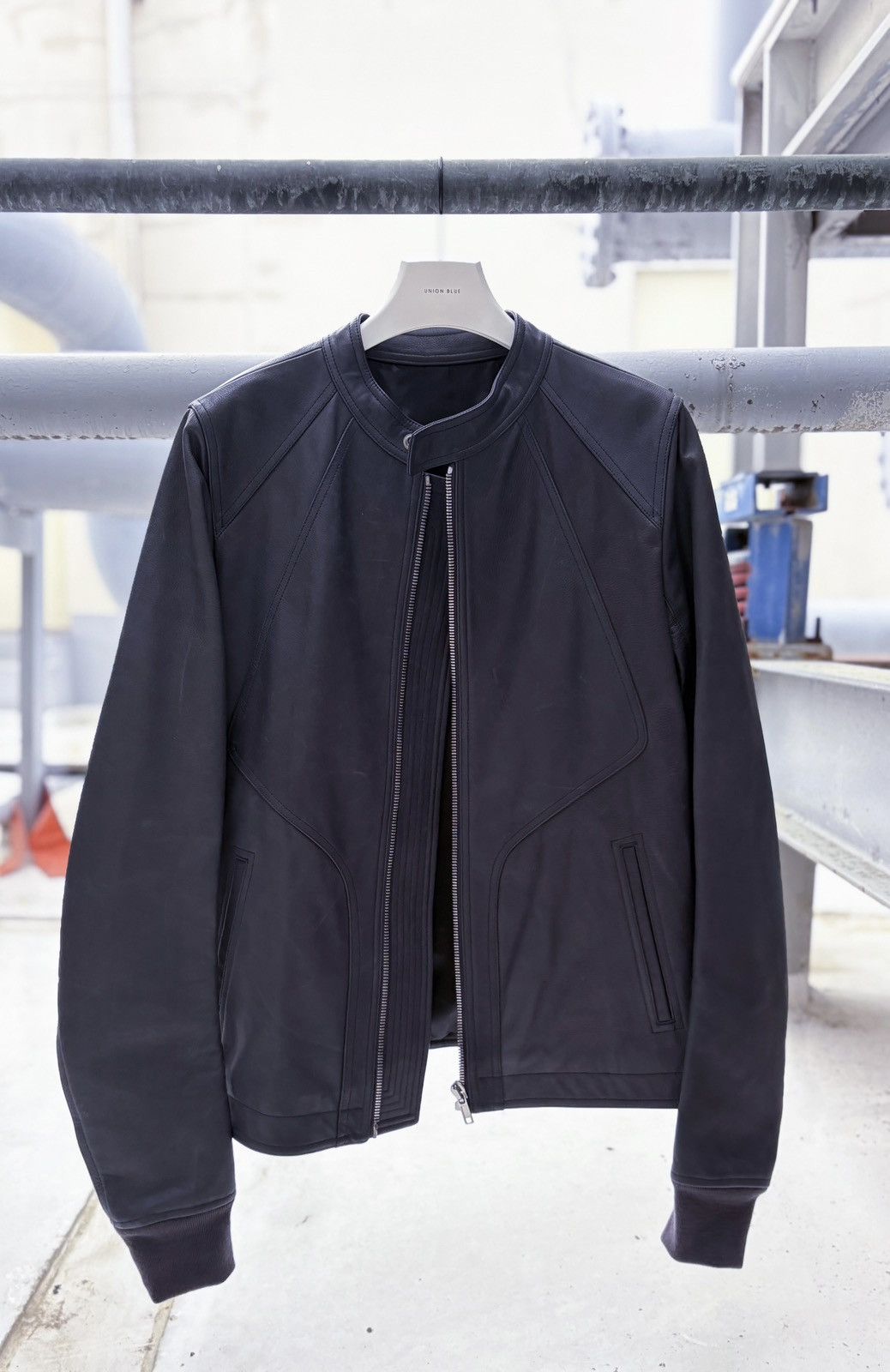 Rick Owens FW12 Rick Owens Mountain High Neck Intarsia Leather