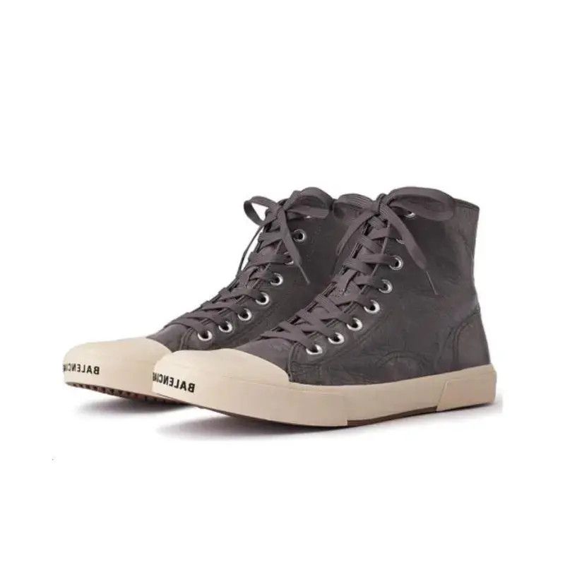 Balenciaga o1bcso1str1224 Paris Arena High Top Sneakers in Chocolate Size US 11 / EU 44 - 3 Thumbnail