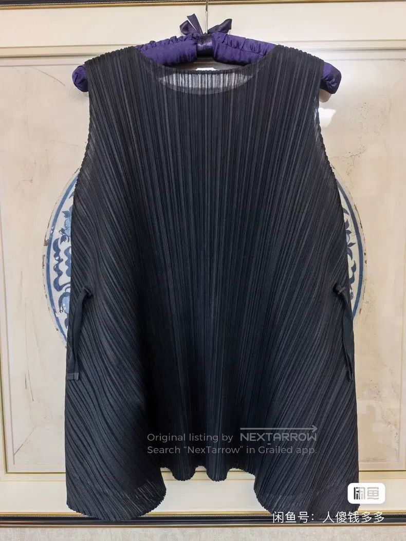 Issey Miyake Issey Miyake Kelp Vest Black Size L / US 10 / IT 46 - 2 Thumbnail