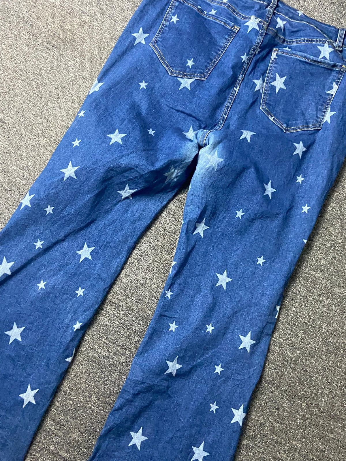 Japanese Brand Japanese Brand Star Printed Flare Pants (138) Size 34" / US 12 / IT 48 - 5 Thumbnail