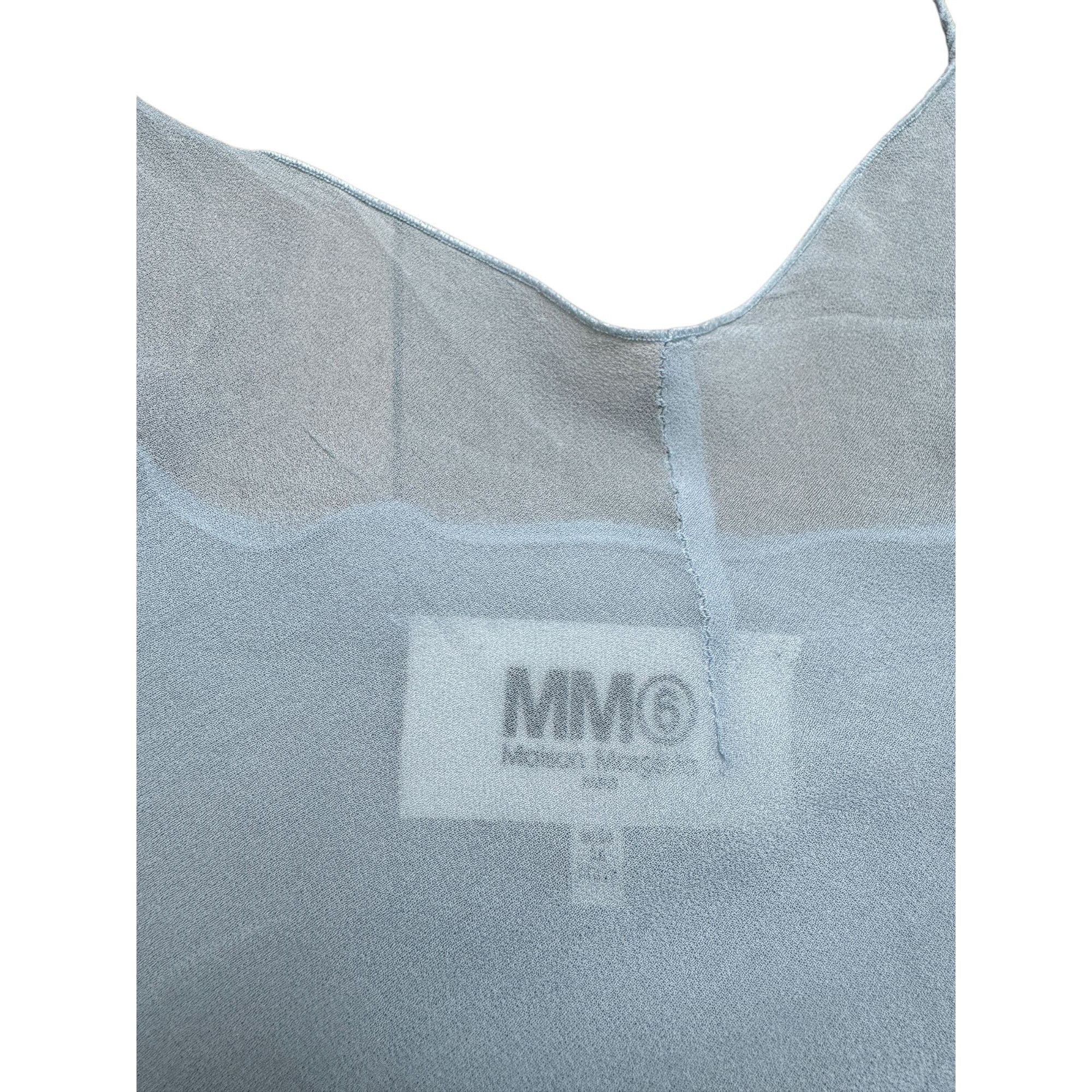 Maison Margiela Blue viscose Top Size S / US 4 / IT 40 - 5 Thumbnail