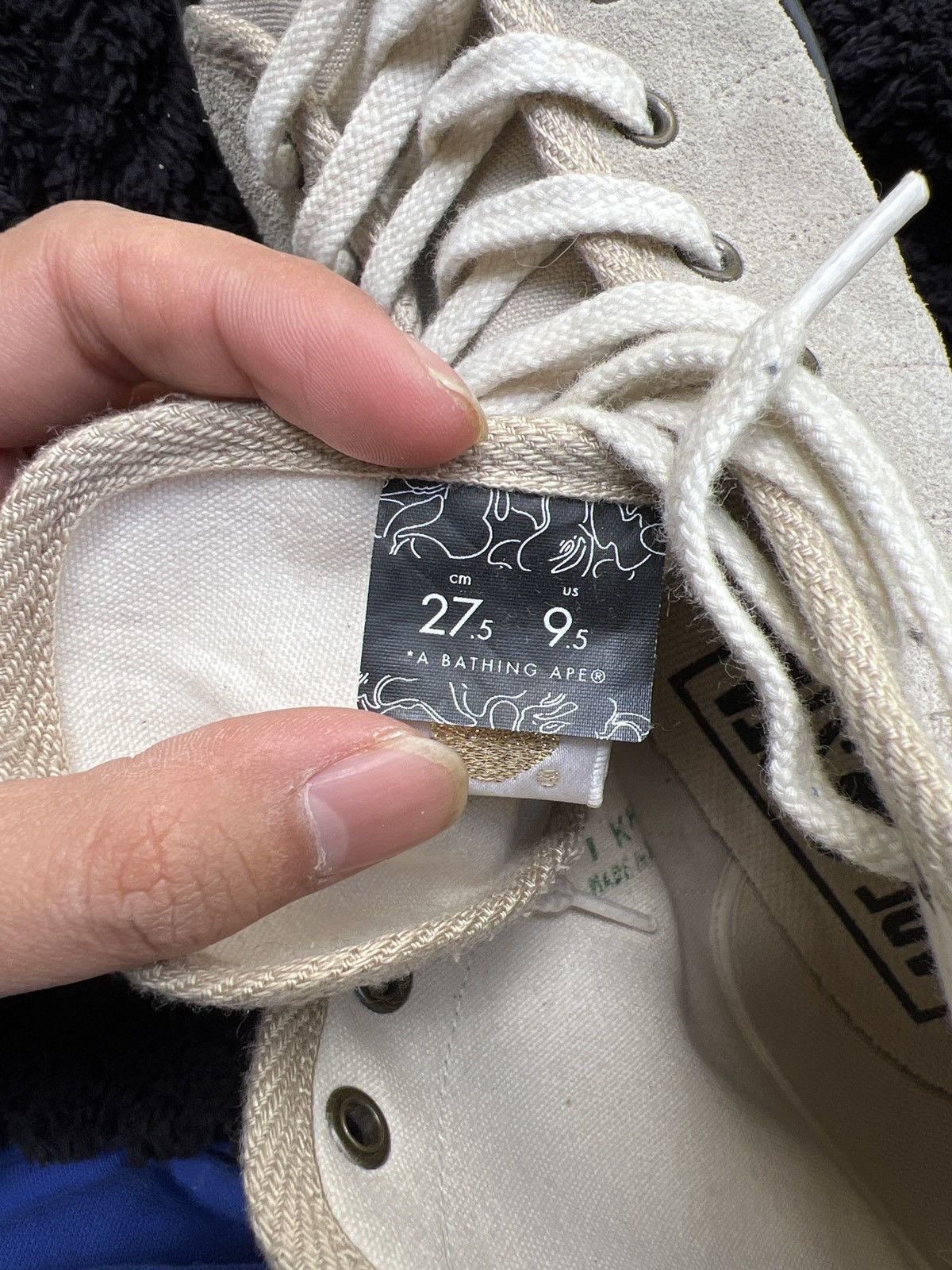 Bape Bape x Sky Walker Hi Top Sneakers Beige Size US 9.5 / EU 42-43 - 8 Thumbnail