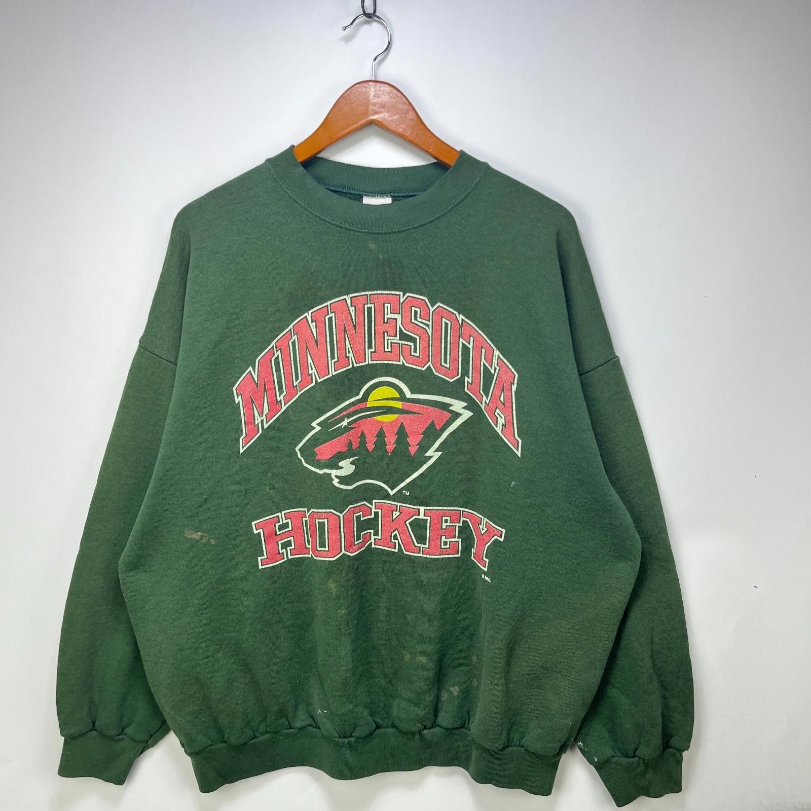 Logo 7 Vintage 90s Minnesota Wild Hockey Logo 7 Sweatshirt 2XL Size ONE SIZE - 1 Thumbnail