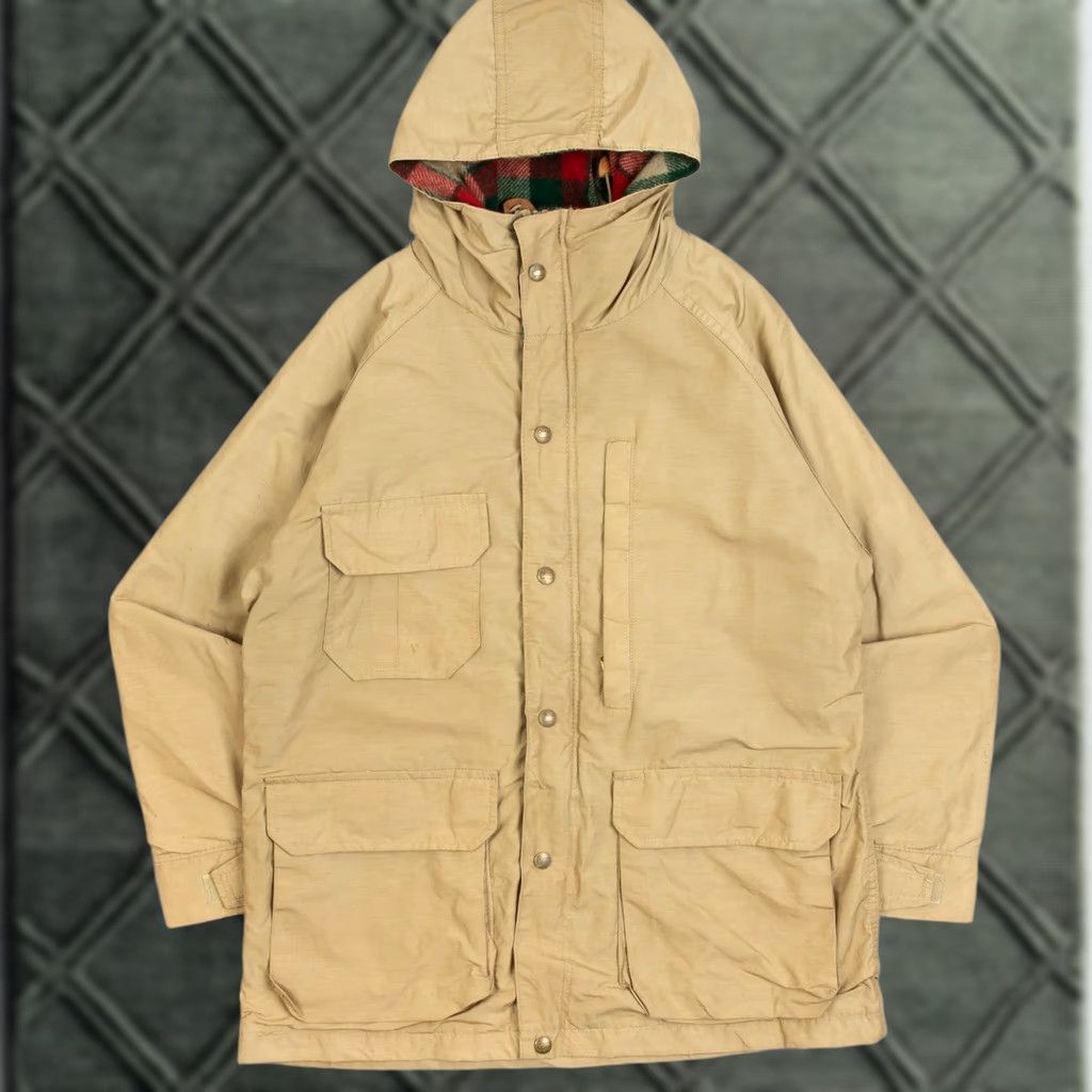Vintage Woolrich Hooded Parka Jacket Women's Vintage 1990s Beige Medium Size M / US 6-8 / IT 42-44 - 1 Thumbnail