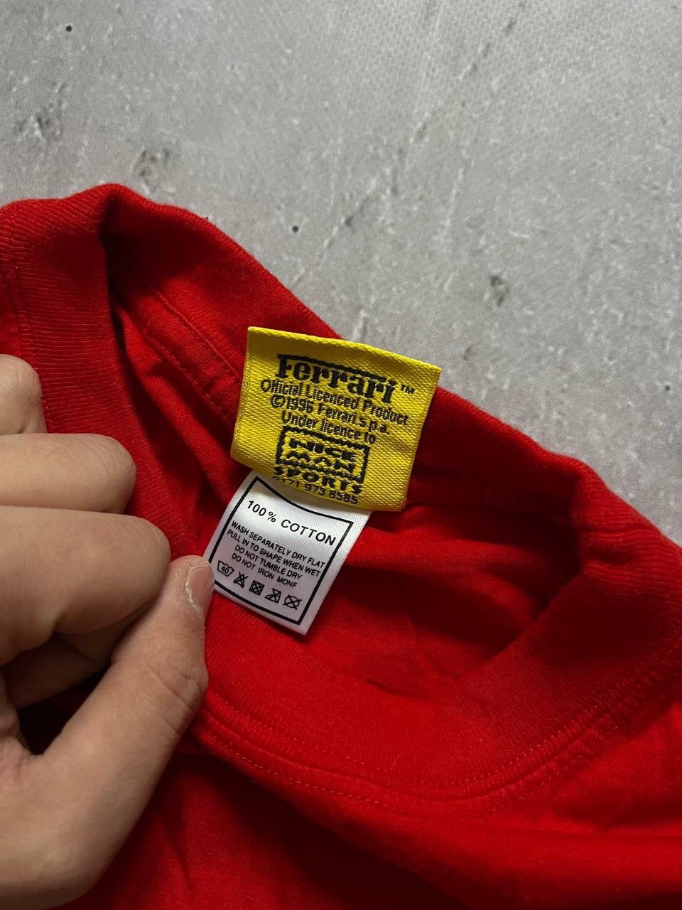 Ferrari Vintage 1996 Ferrari Red T-Shirt Size ХХЛ Size US XXL / EU 58 / 5 - 6 Thumbnail