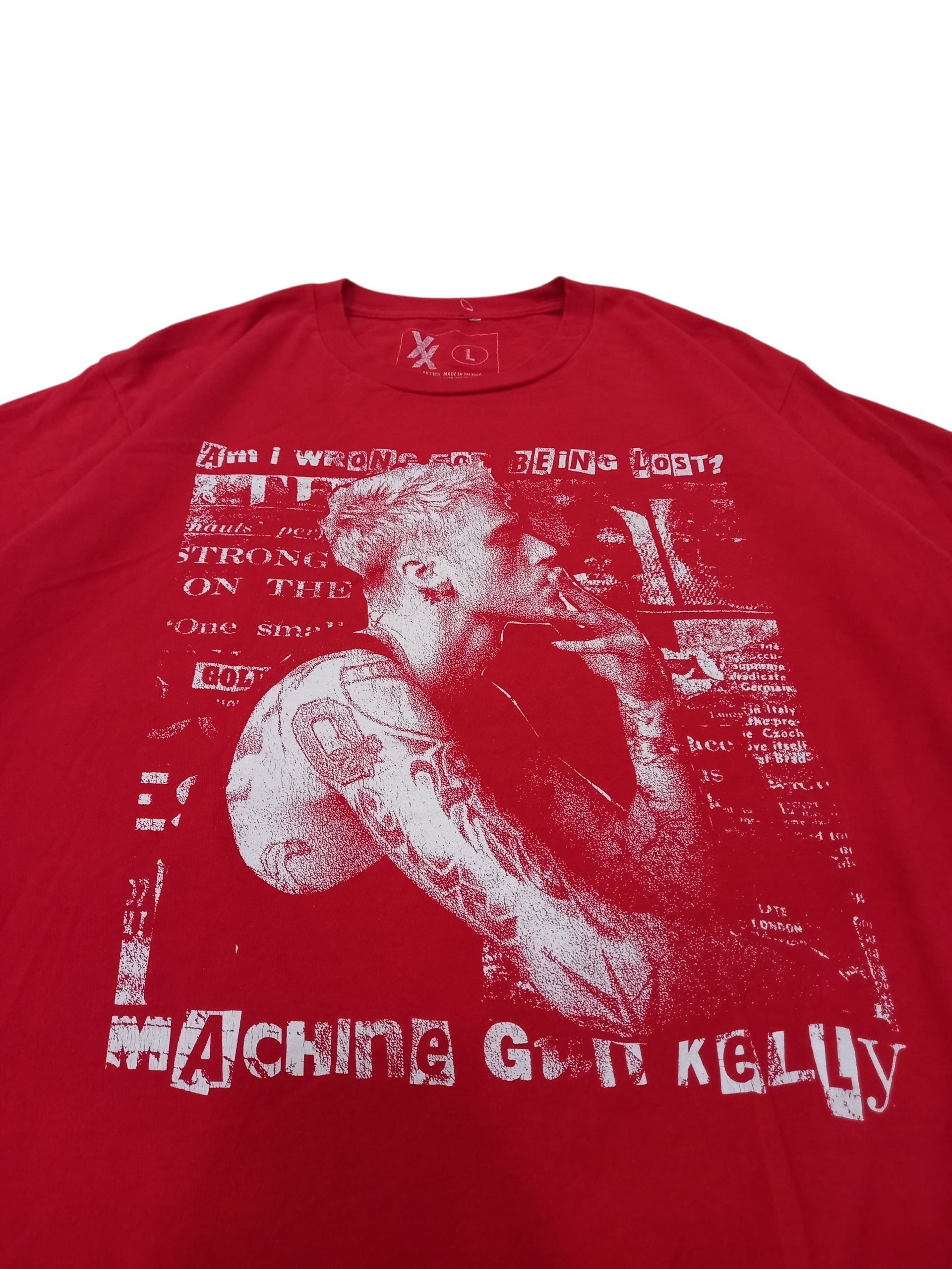 Rap Tees MGK Machine Gun Kelly Rapper Hip Hop Tee Size US L / EU 52-54 / 3 - 2 Thumbnail